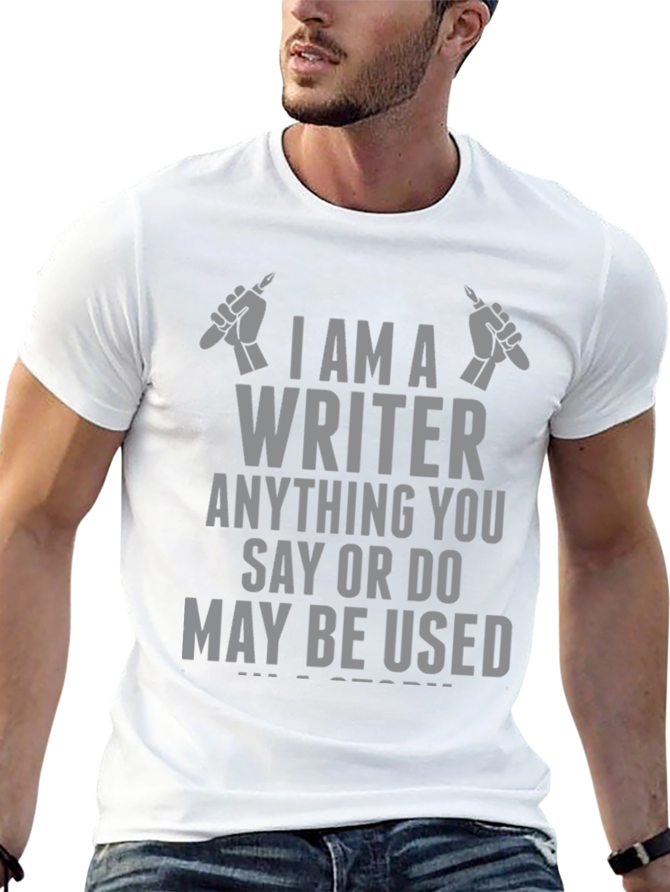 Writer T-Shirt - Beware My Story!