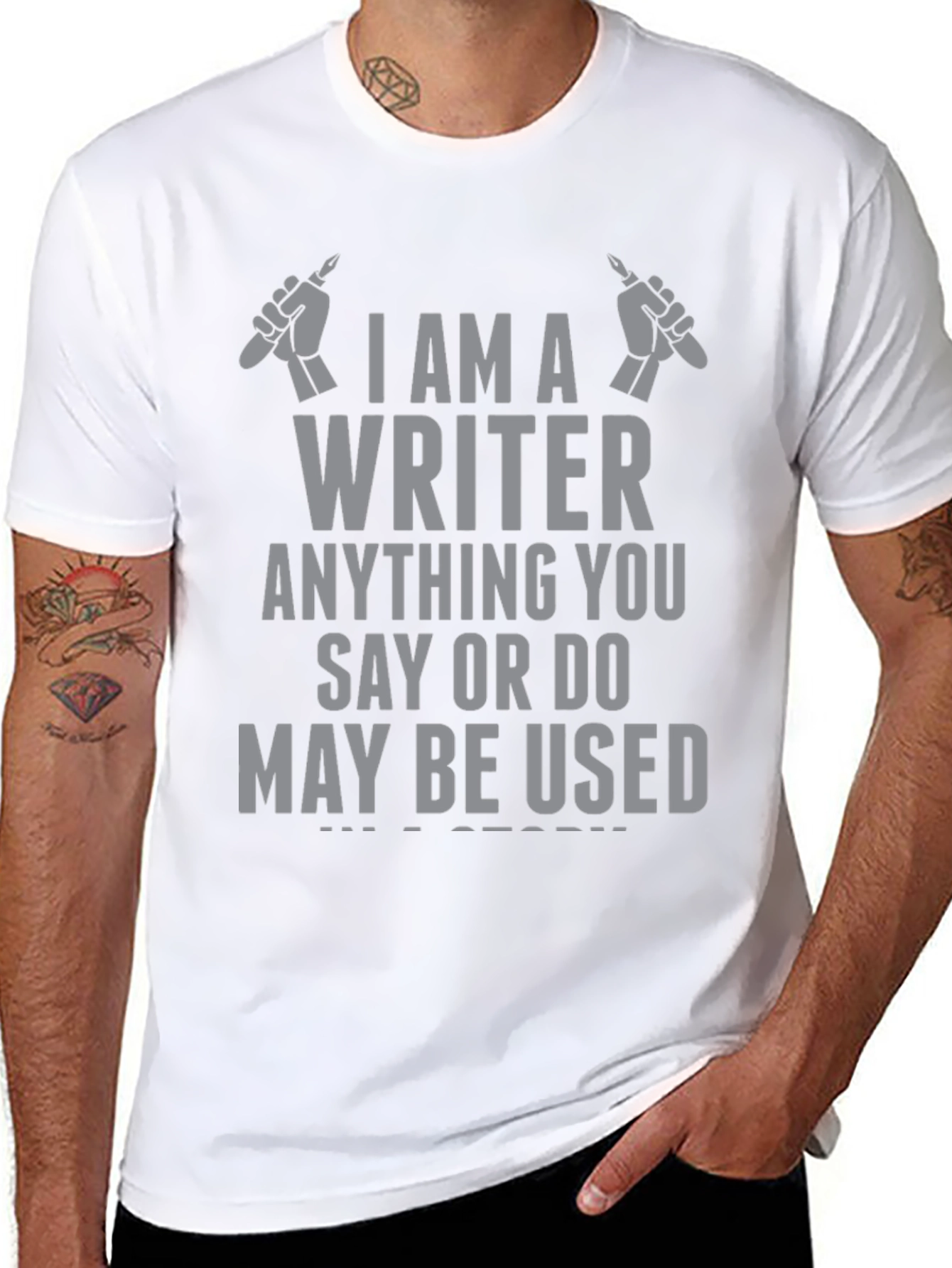 Writer T-Shirt - Beware My Story!