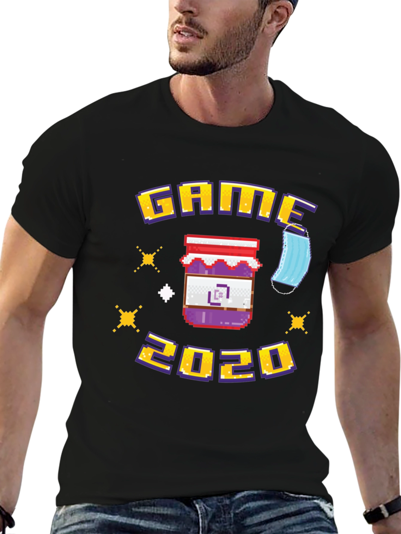 Game Jam 2020 T-Shirt - Pixel Art Programmer Tee