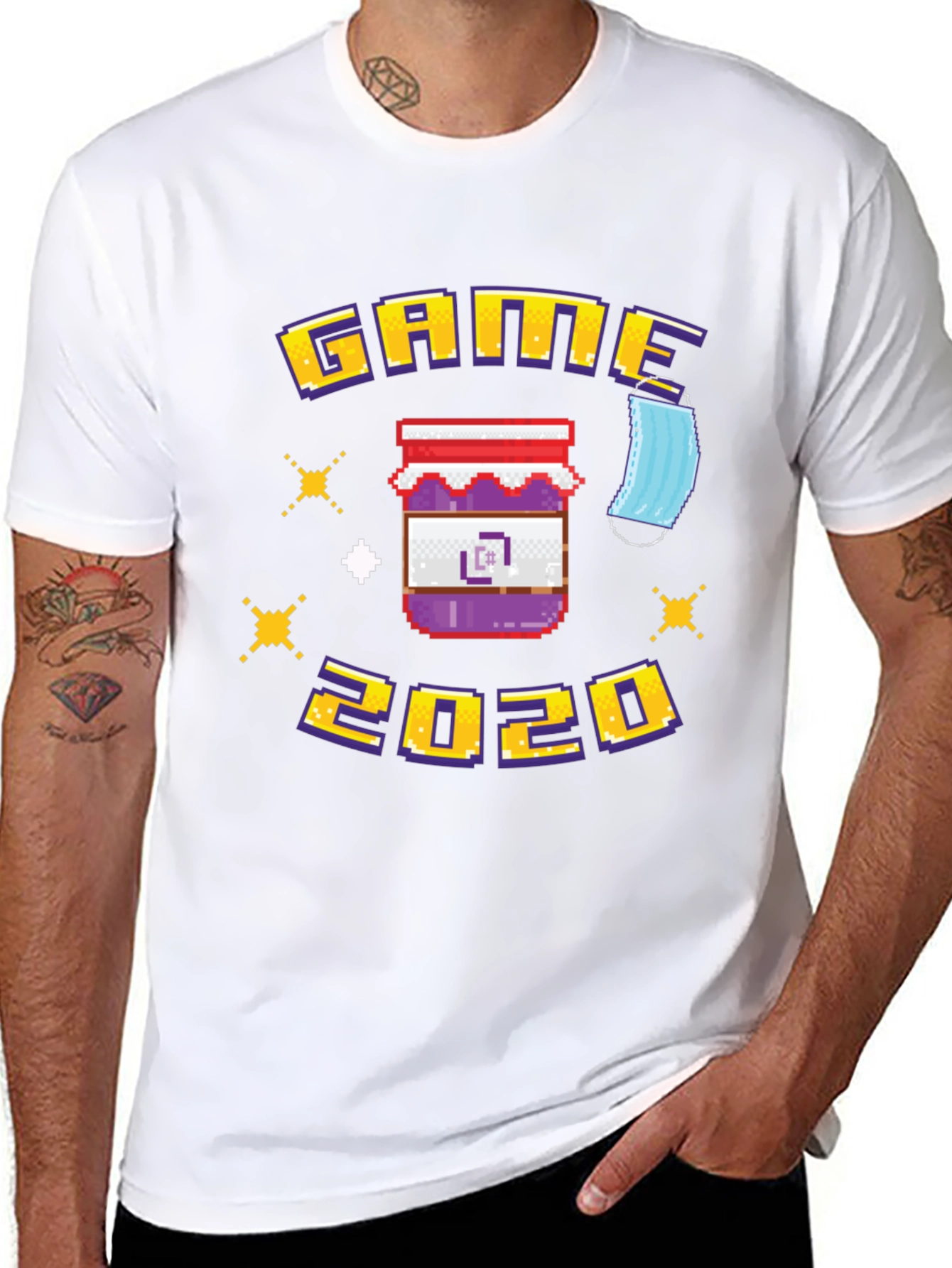 Game Jam 2020 T-Shirt - Pixel Art Programmer Tee