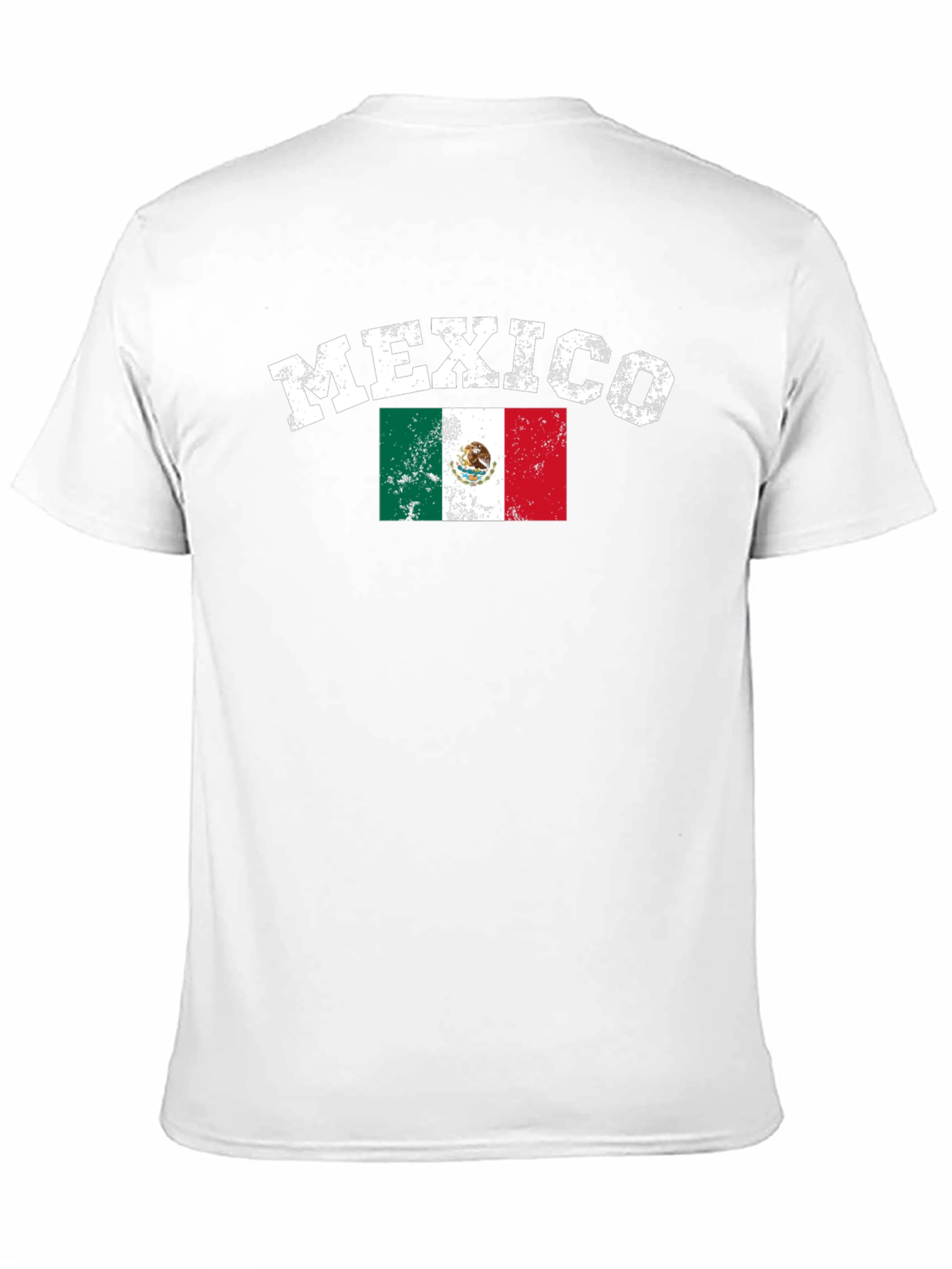 Mexico Flag T-Shirt - Distressed Graphic Tee