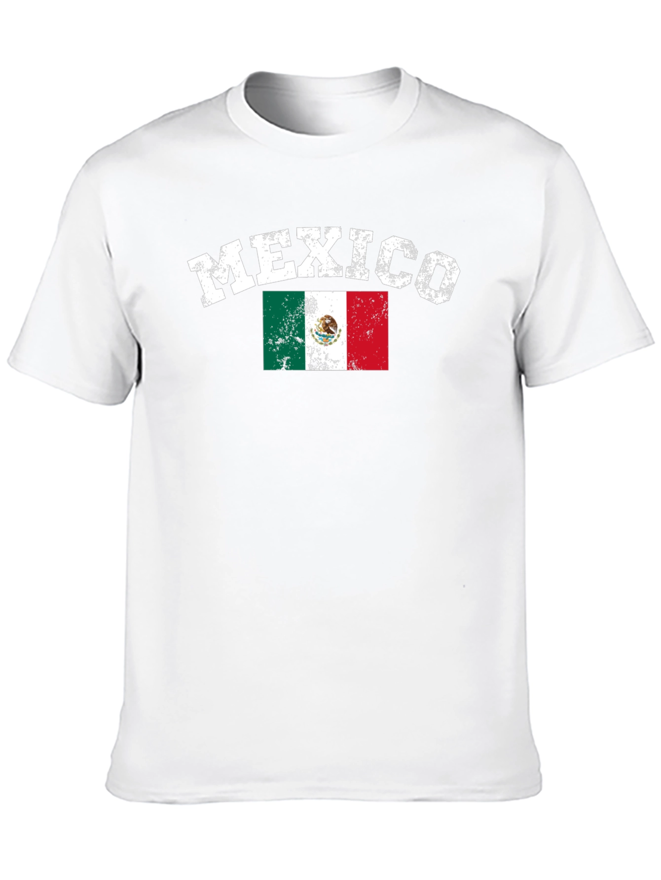 Mexico Flag T-Shirt - Distressed Graphic Tee