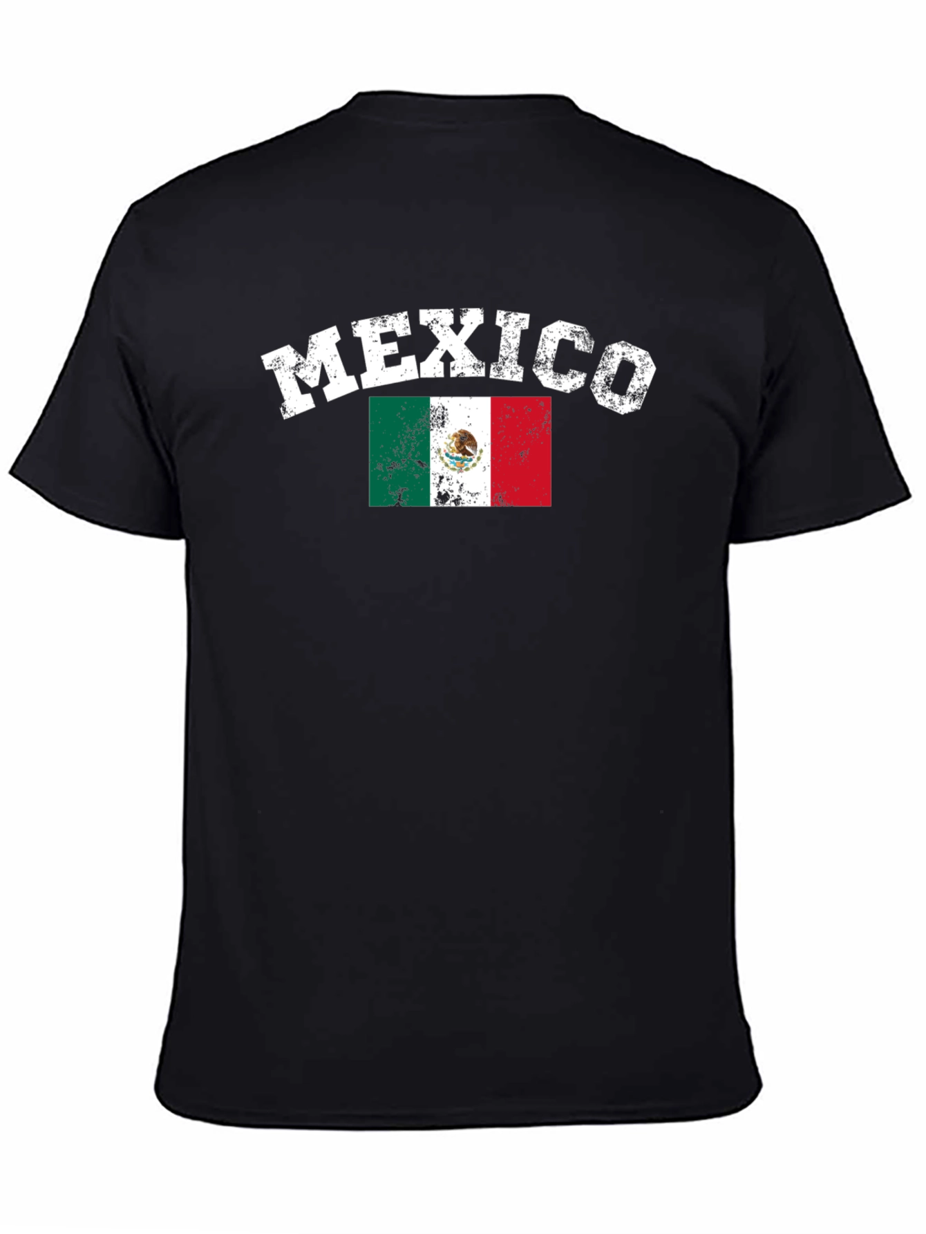 Mexico Flag T-Shirt - Distressed Graphic Tee