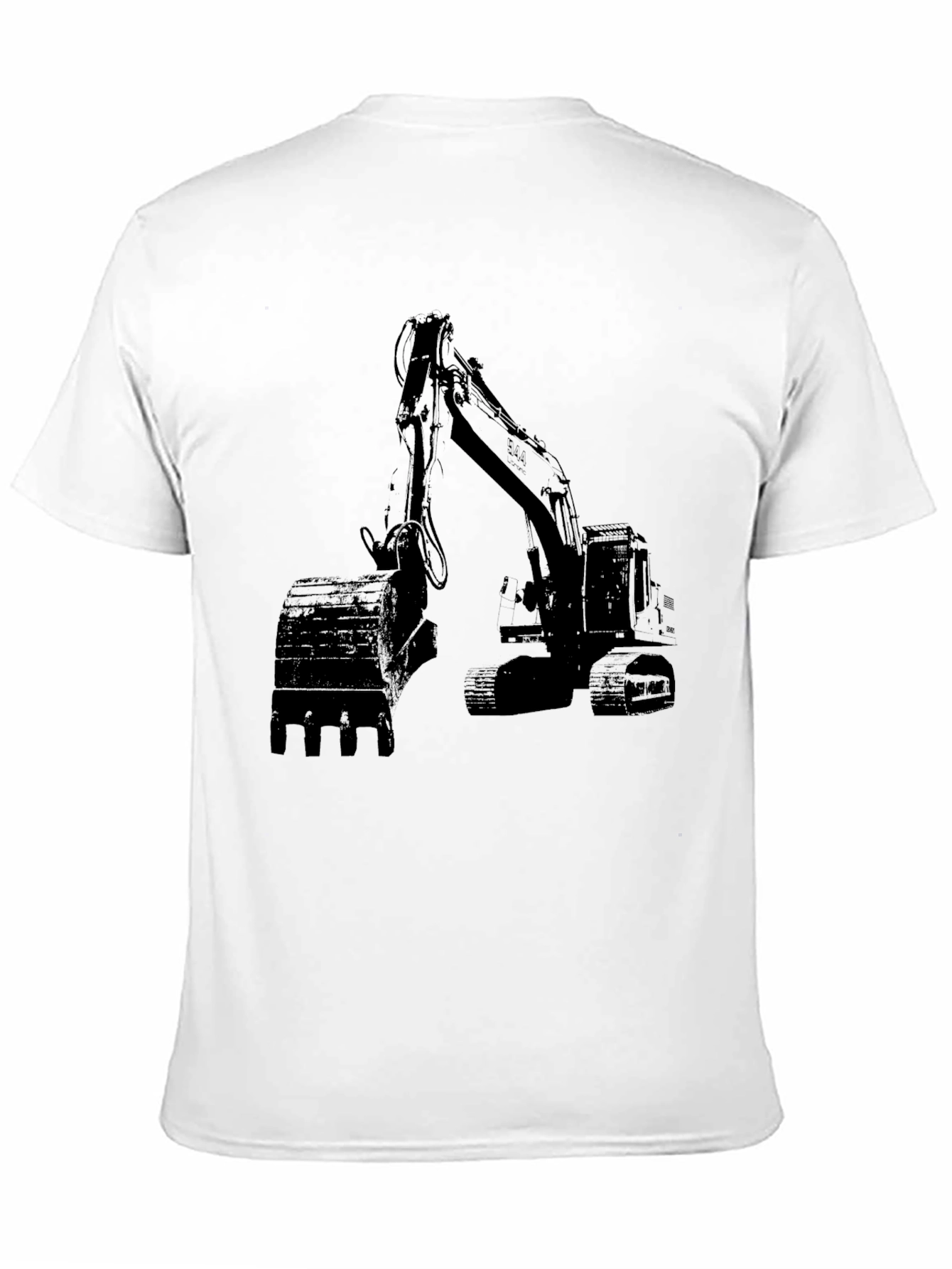 Excavator Graphic T-Shirt - Construction Vehicle Tee