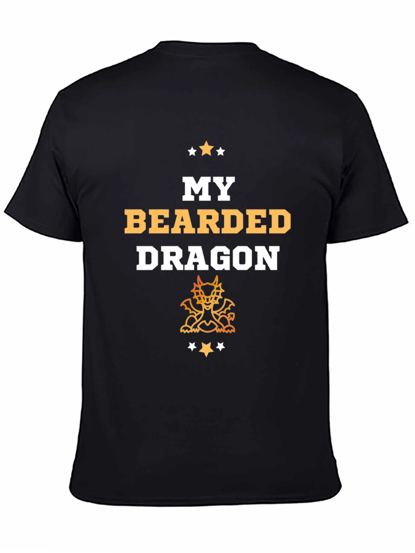 My Bearded Dragon T-Shirt Black Graphic Tee