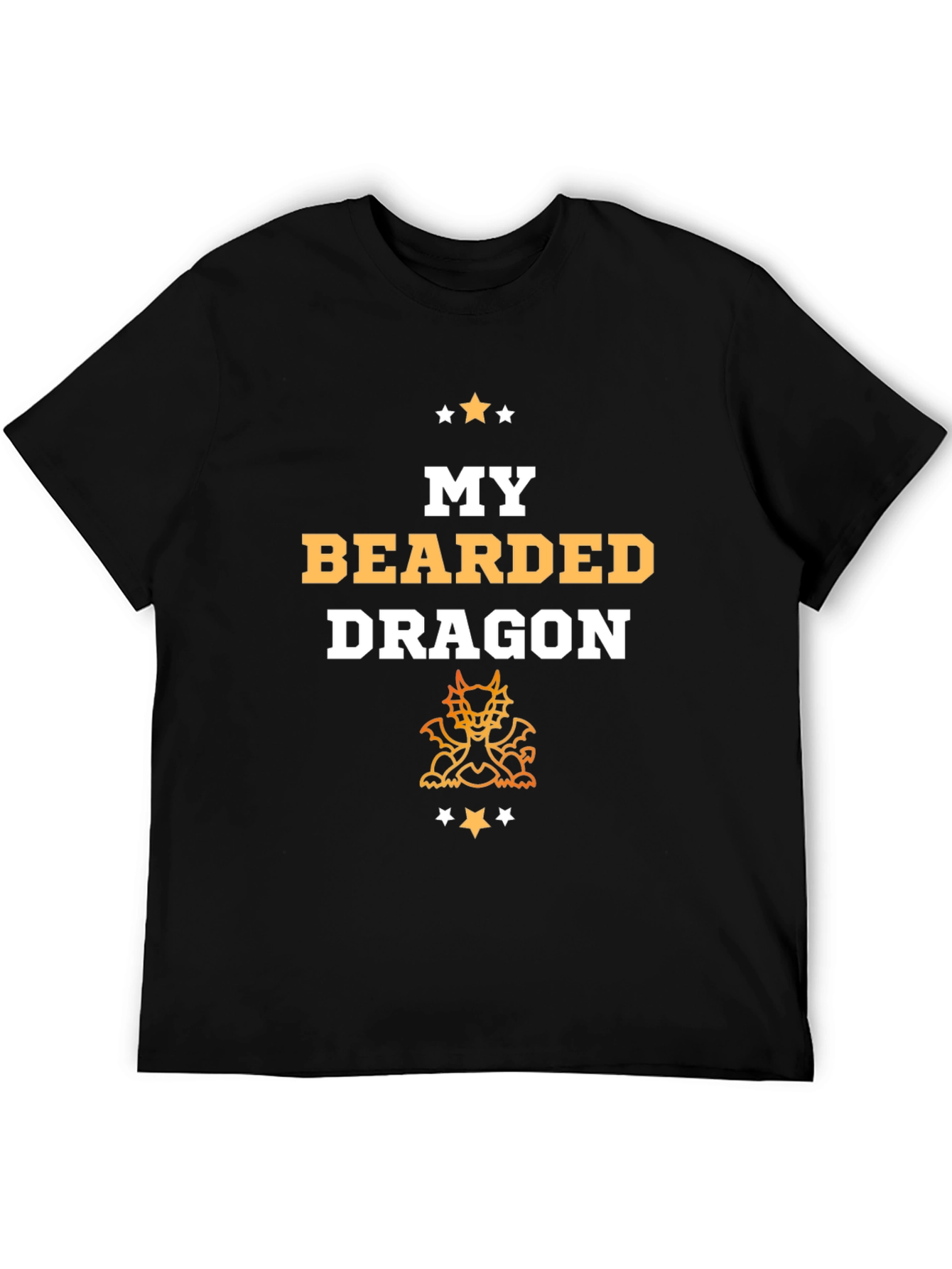 My Bearded Dragon T-Shirt Black Graphic Tee