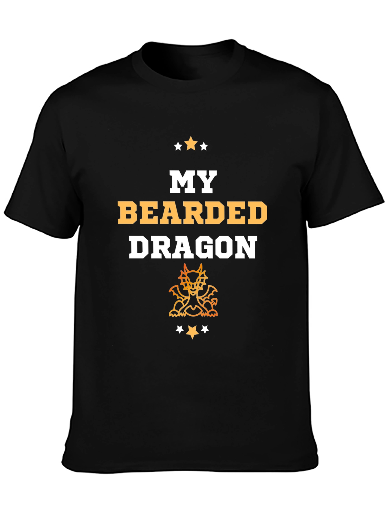 My Bearded Dragon T-Shirt Black Graphic Tee