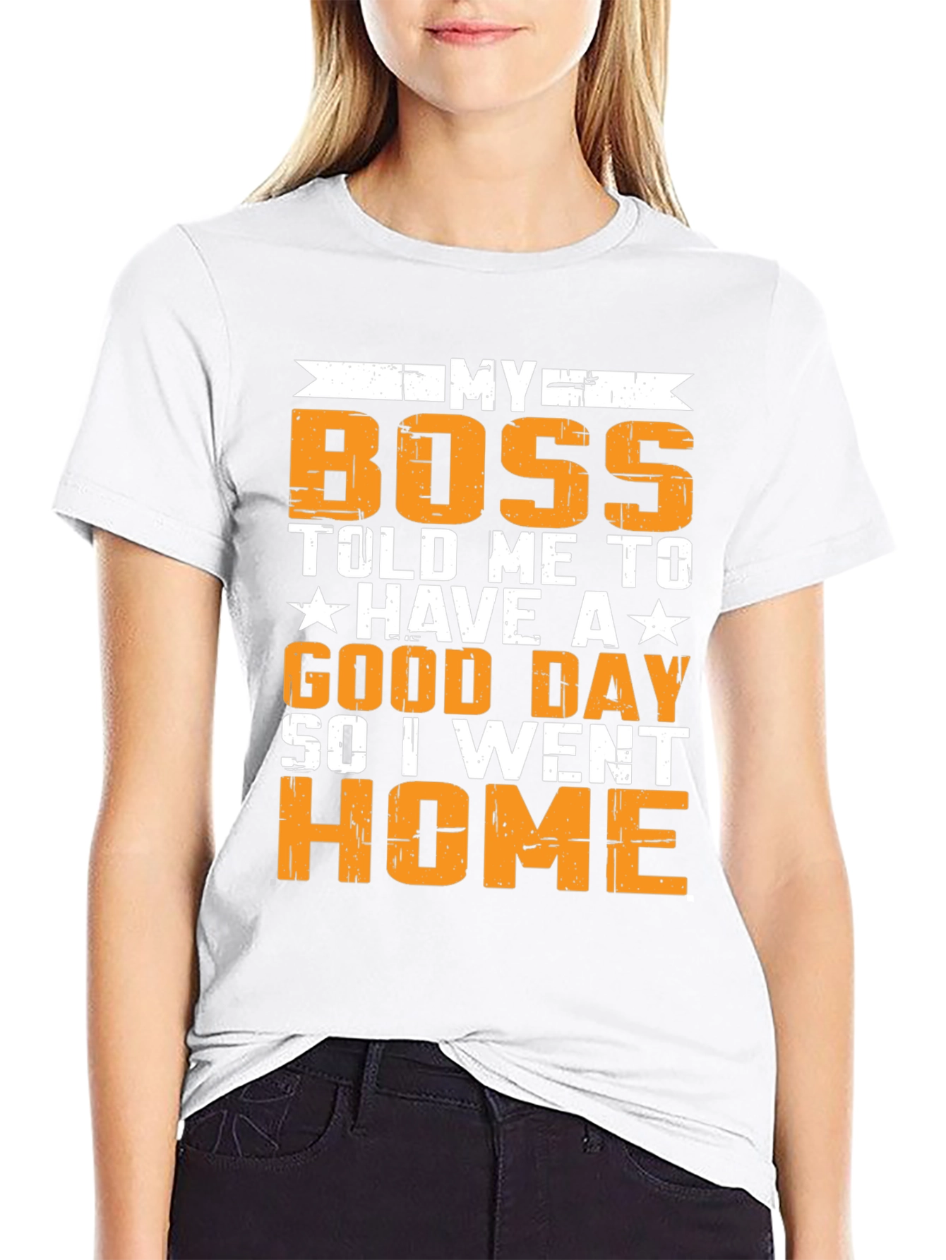 Funny My Boss Graphic T-Shirt