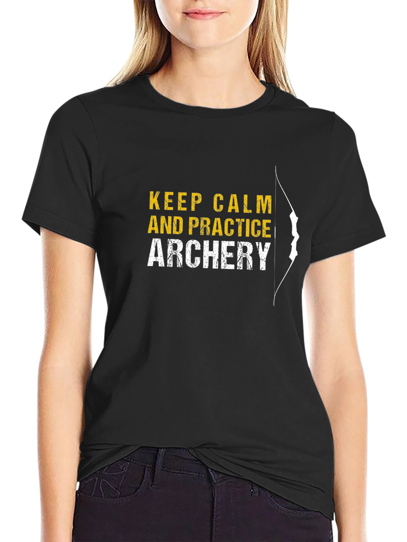 Archery Practice T-Shirt - Keep Calm