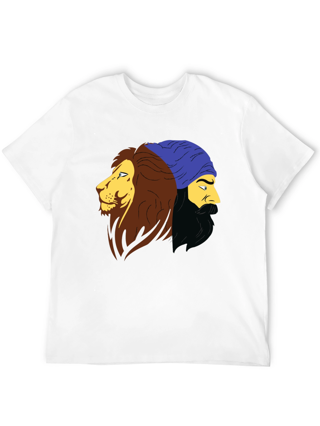 Lion & Sikh Pride Black T-Shirt