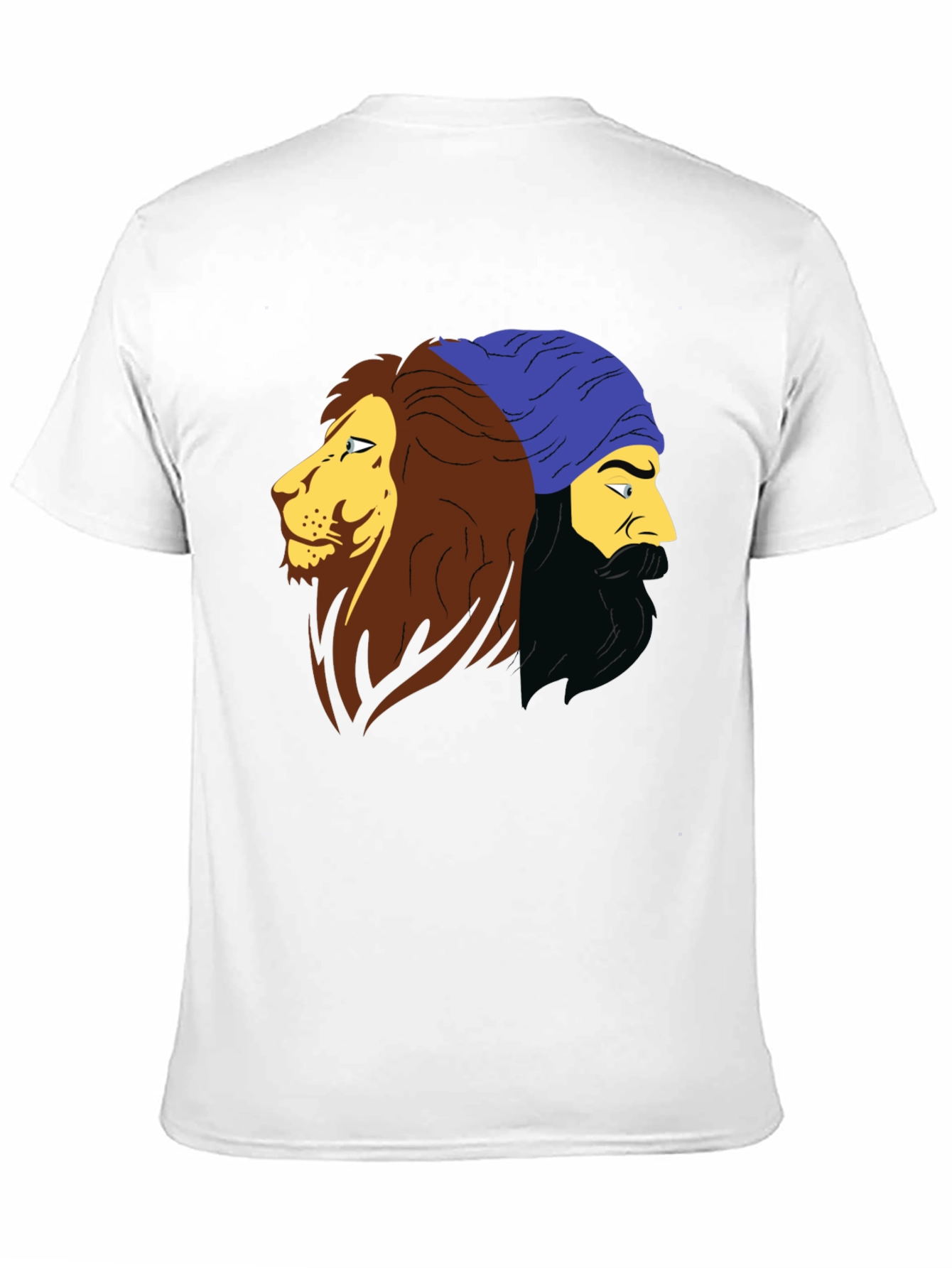 Lion & Sikh Pride Black T-Shirt