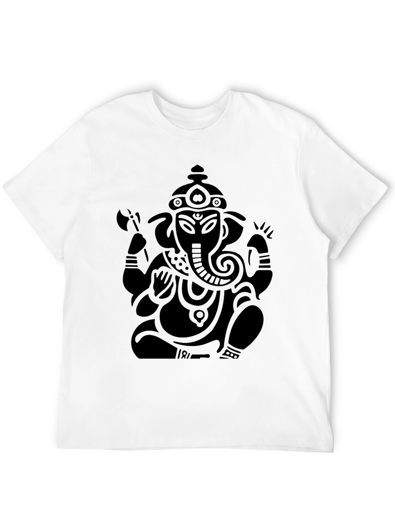 Ganesh Graphic Tee - Stylish Hindu God Print T-Shirt