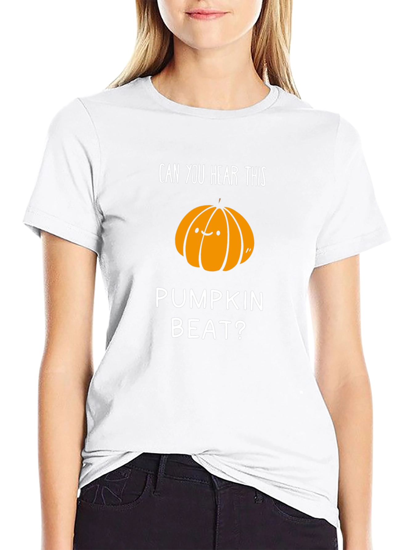 Pumpkin Beat Graphic Tee - Halloween Shirt