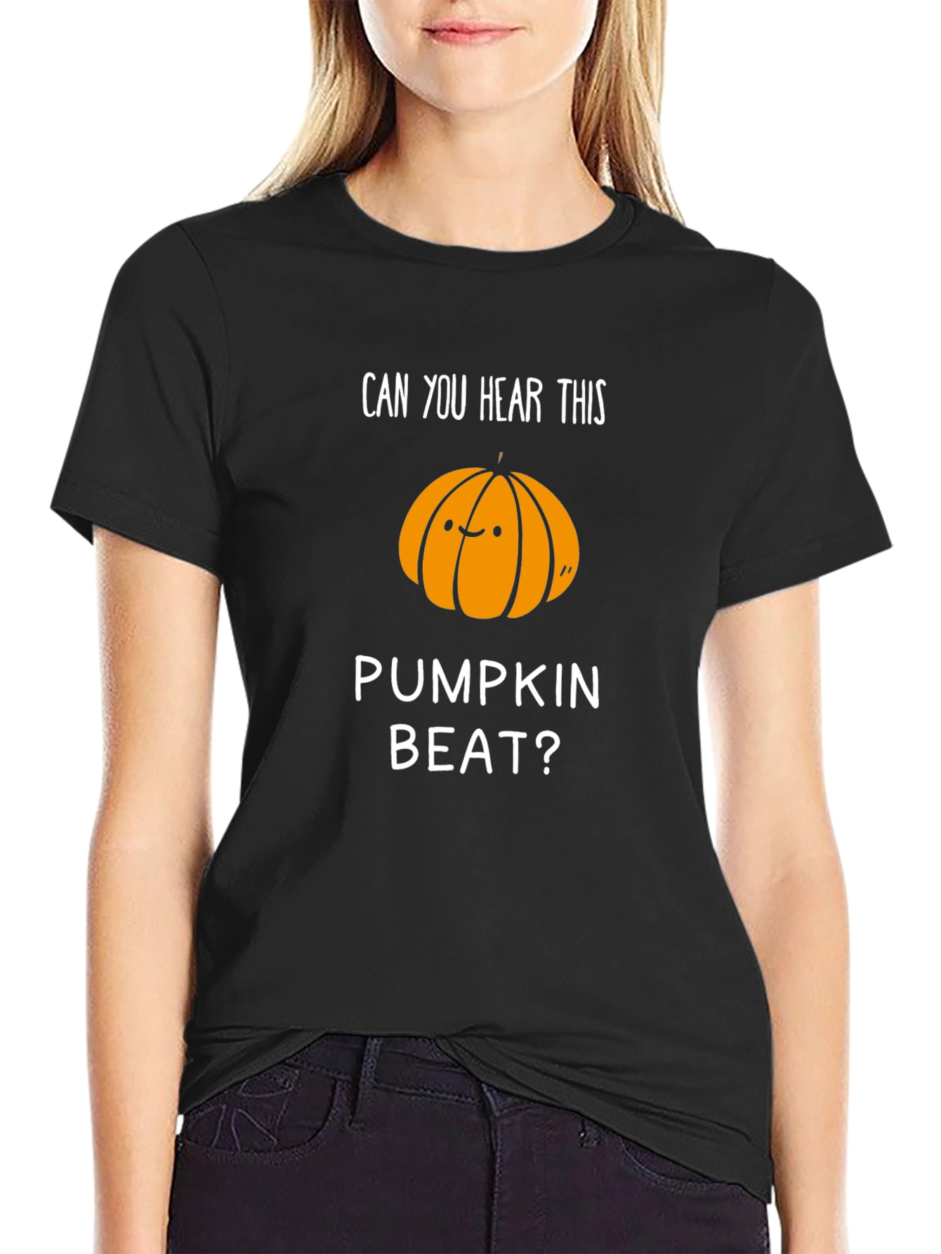 Pumpkin Beat Graphic Tee - Halloween Shirt