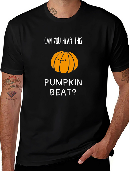 Pumpkin Beat Graphic Tee - Halloween Shirt