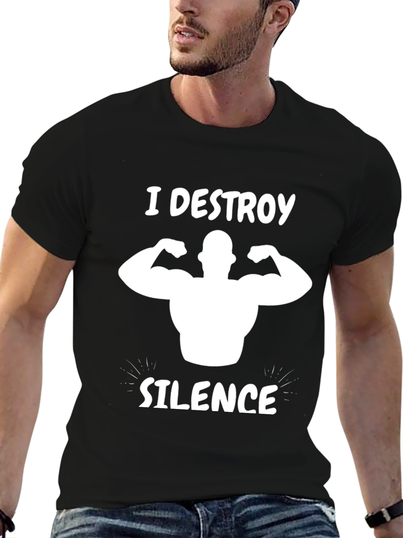I Destroy Silence Graphic T-Shirt