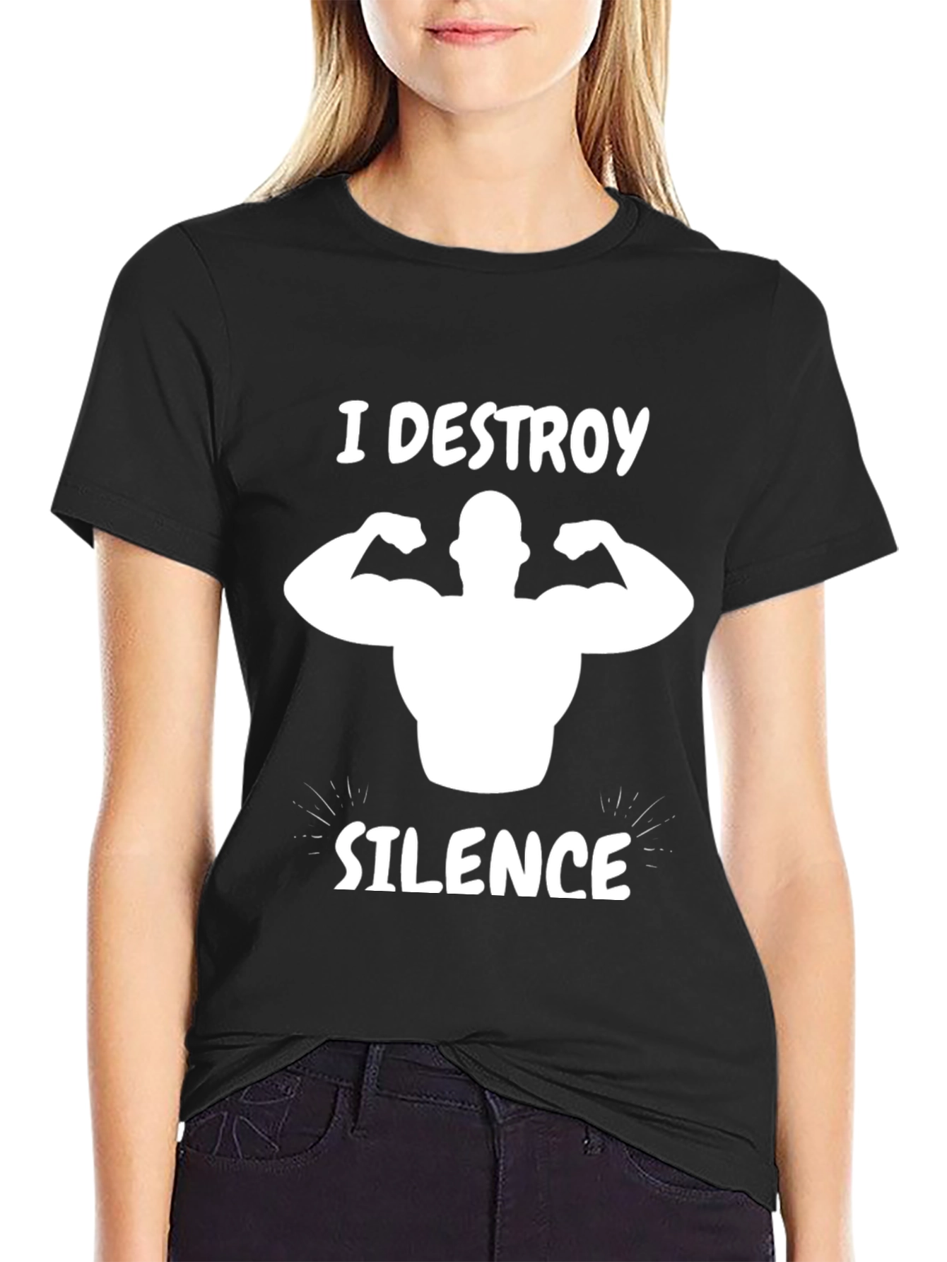 I Destroy Silence Graphic T-Shirt