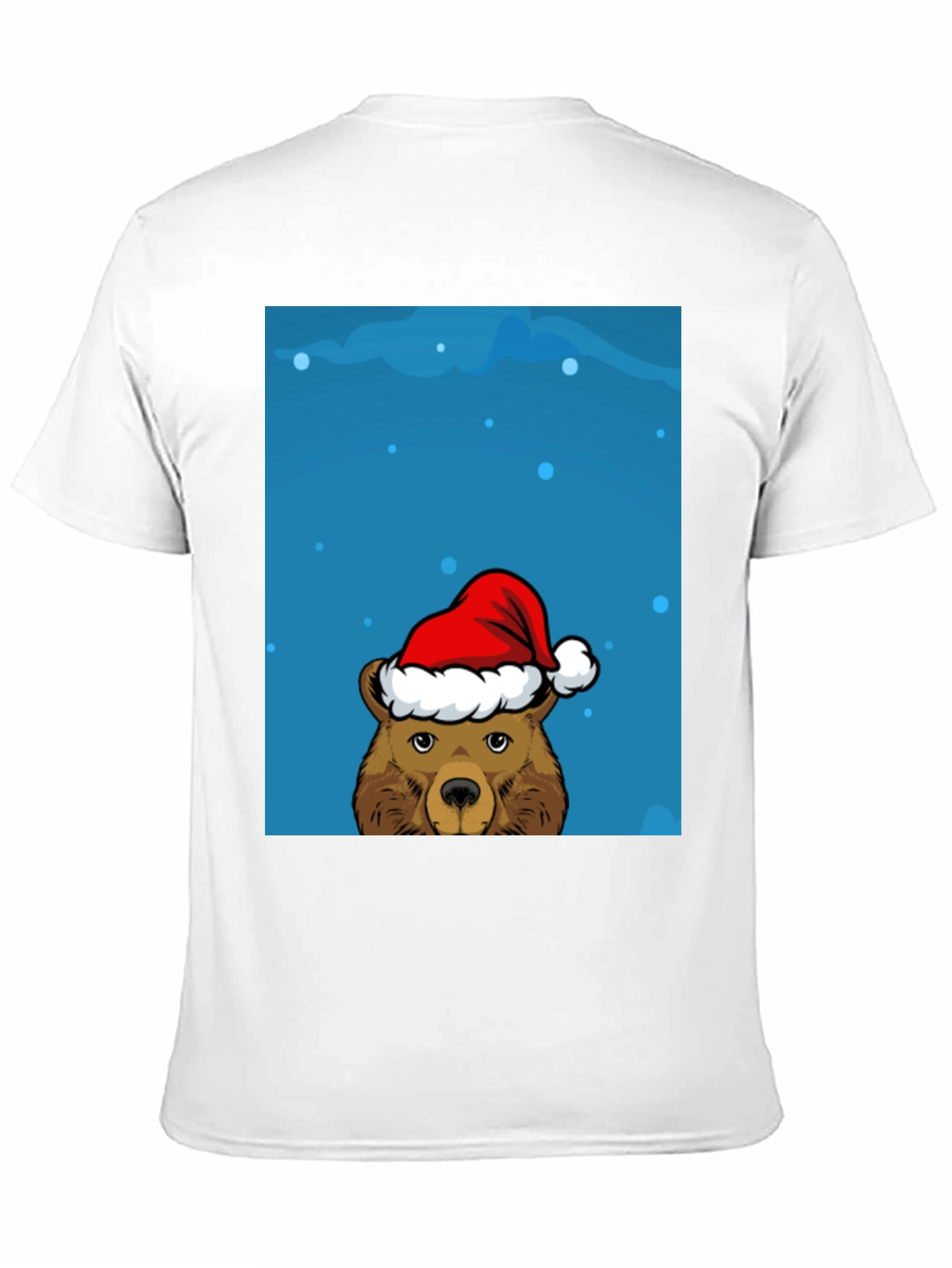 Festive Bear Graphic Tee - Holiday Cheer
