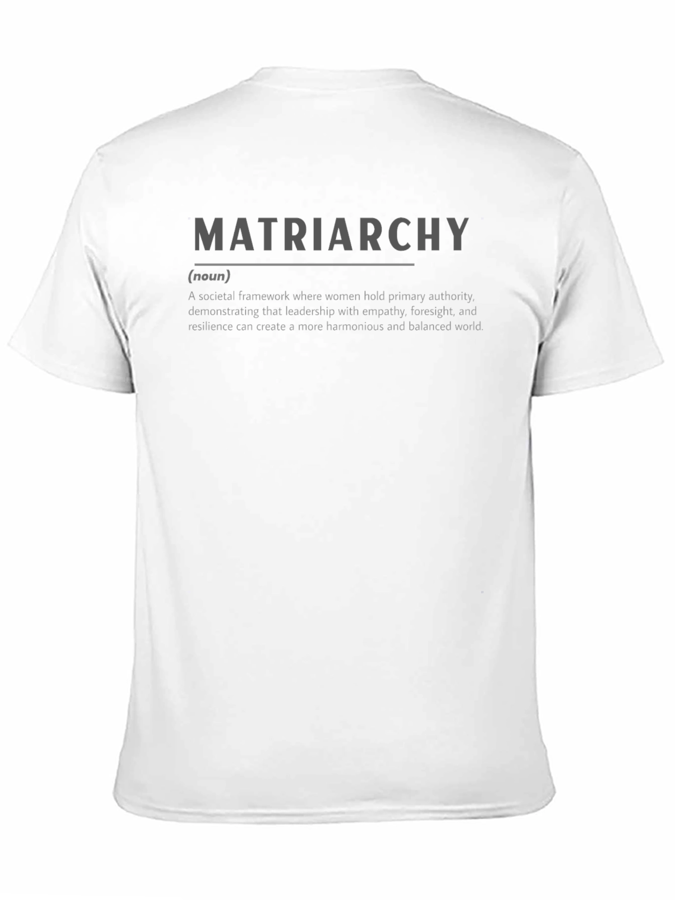 Matriarchy Definition Graphic T-Shirt