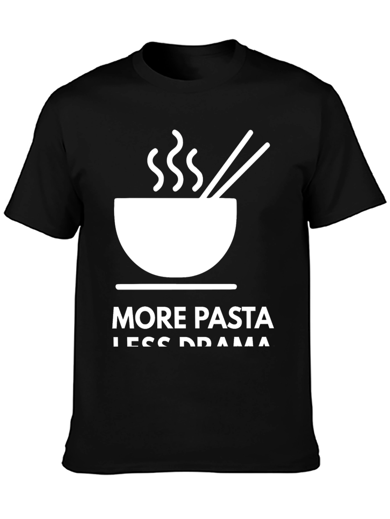 More Pasta Less Drama Graphic Tee