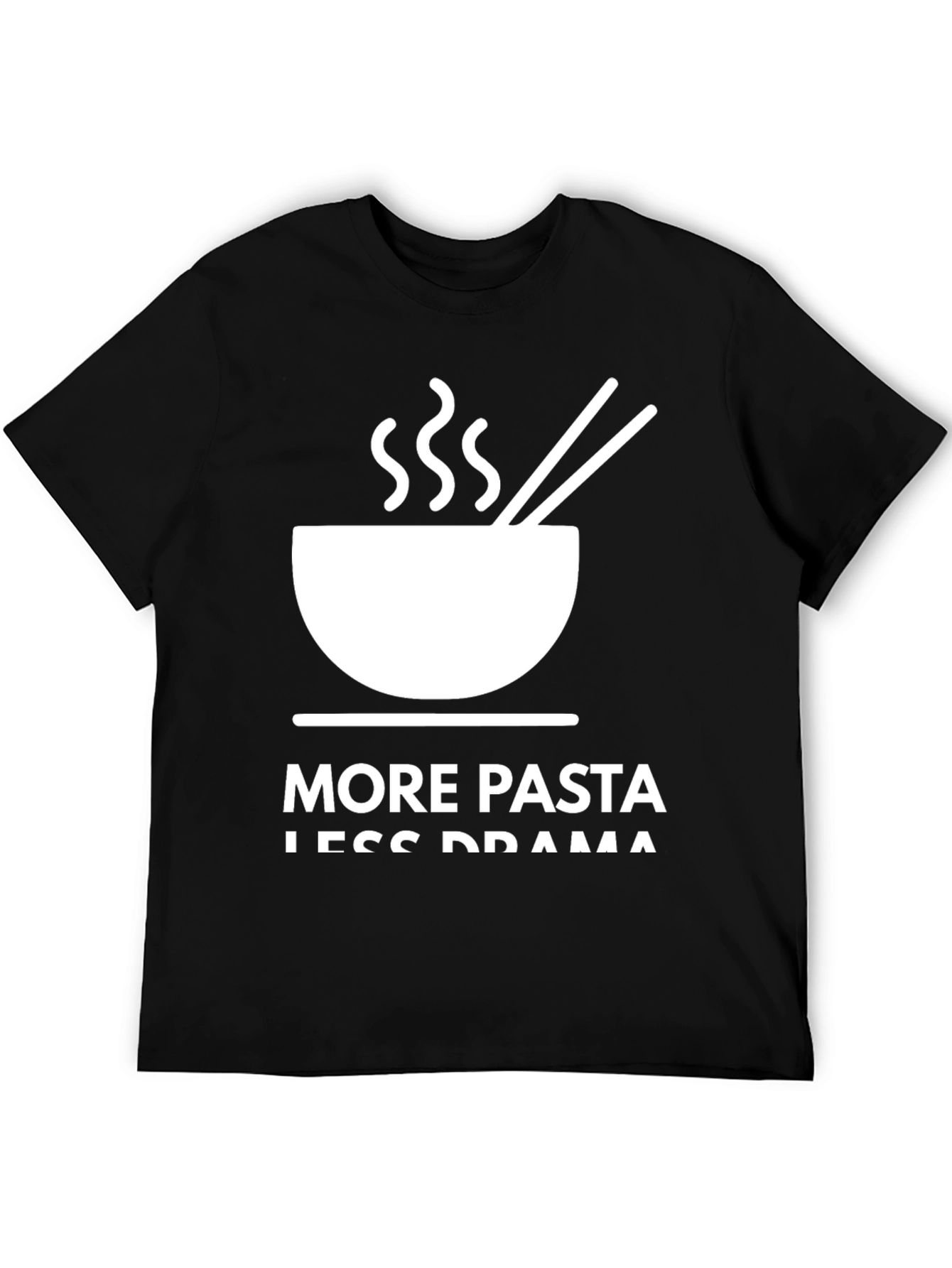 More Pasta Less Drama Graphic Tee