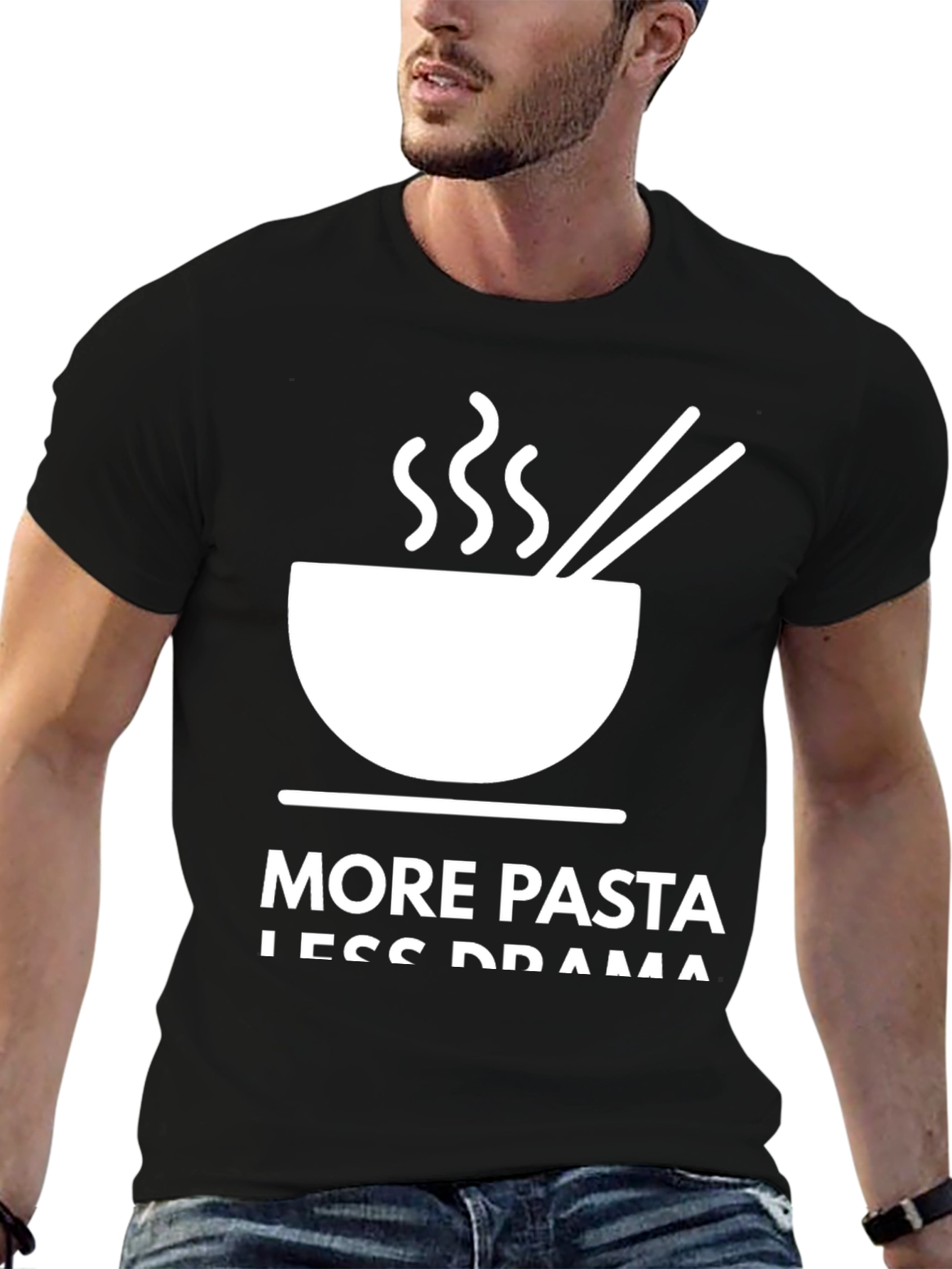 More Pasta Less Drama Graphic Tee