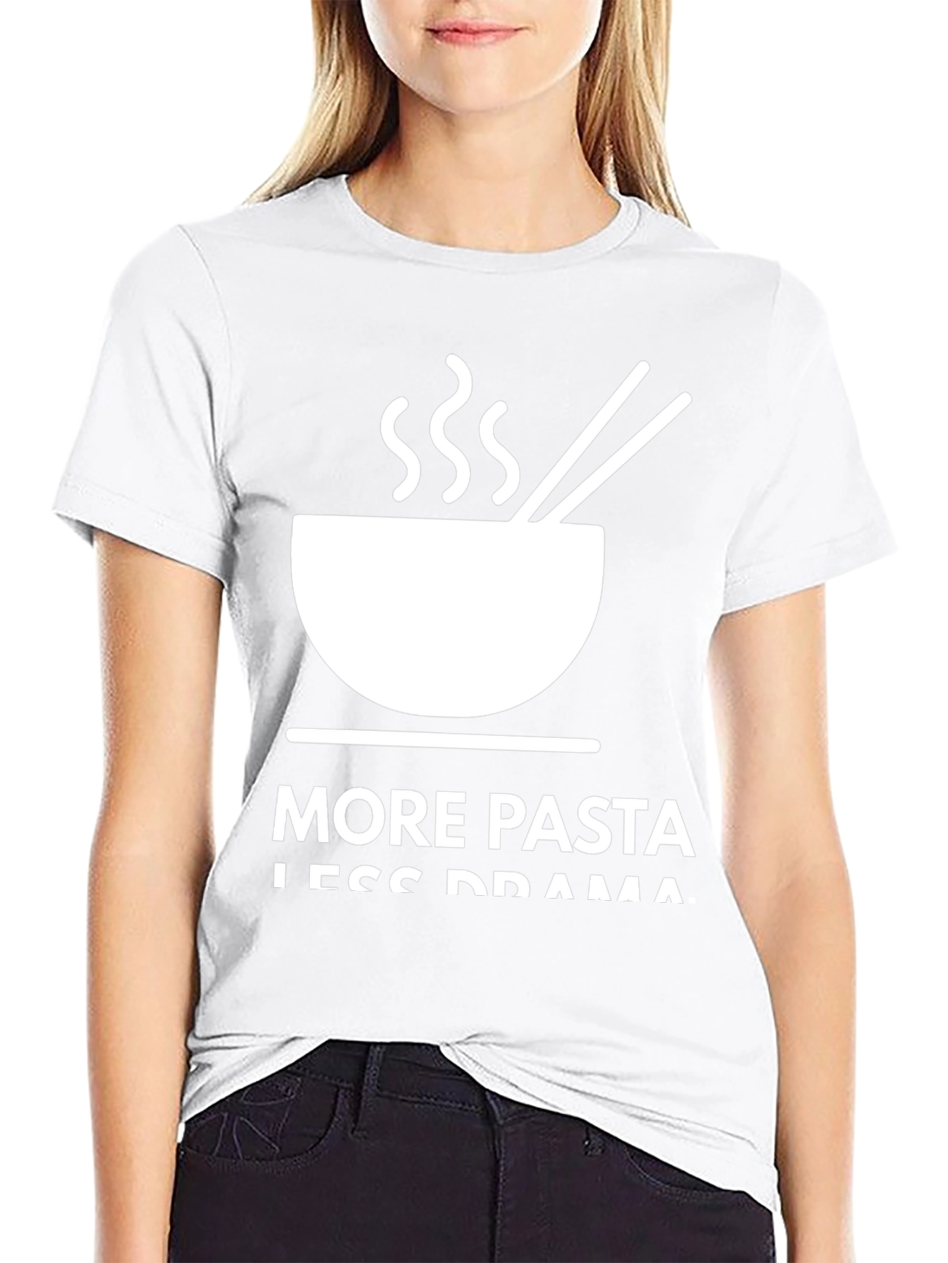 More Pasta Less Drama Graphic Tee