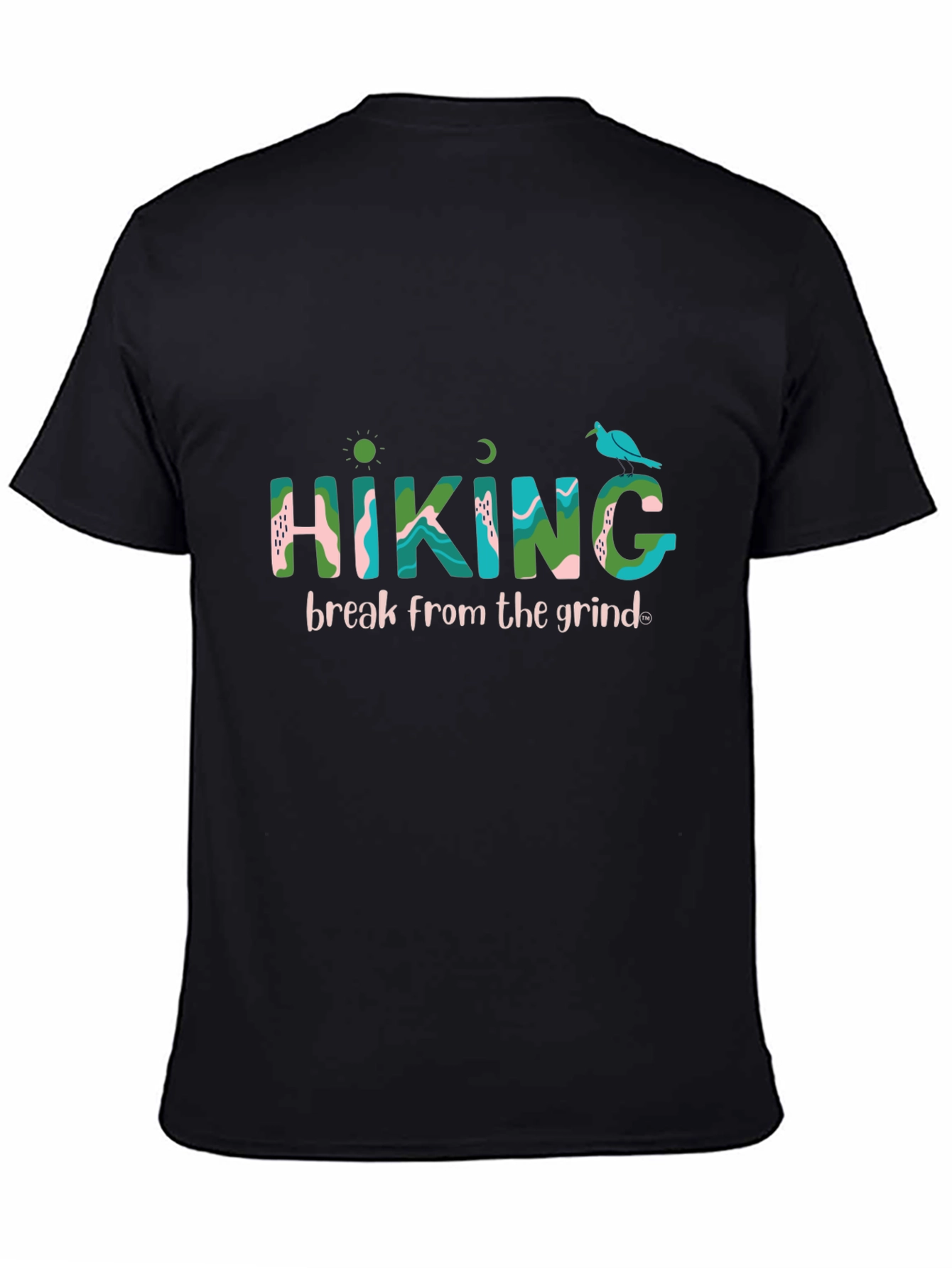 Hiking Break Black T-Shirt