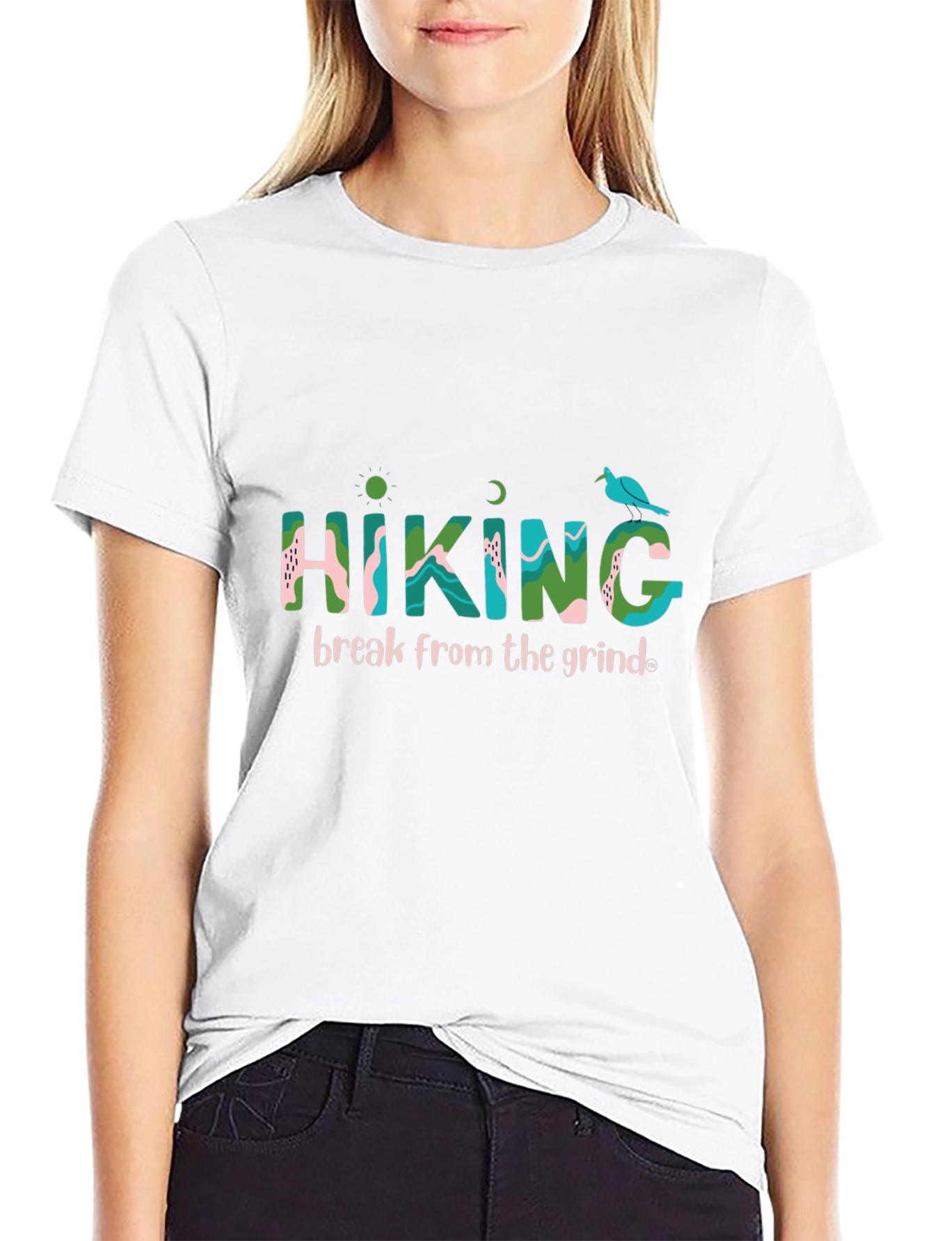 Hiking Break Black T-Shirt