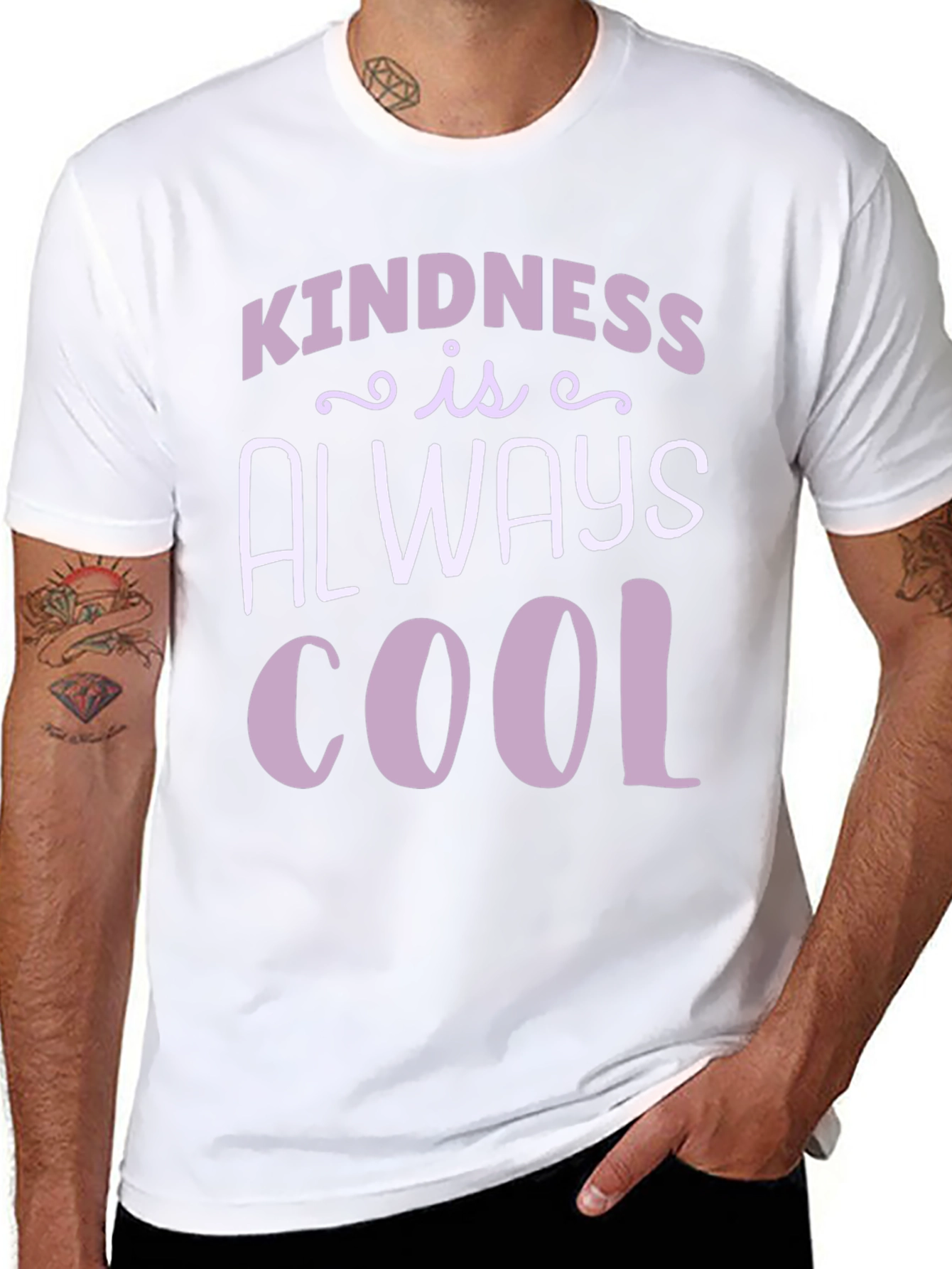 Kindness Is Always Cool Black T-Shirt