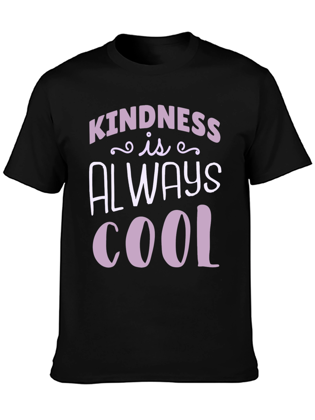 Kindness Is Always Cool Black T-Shirt