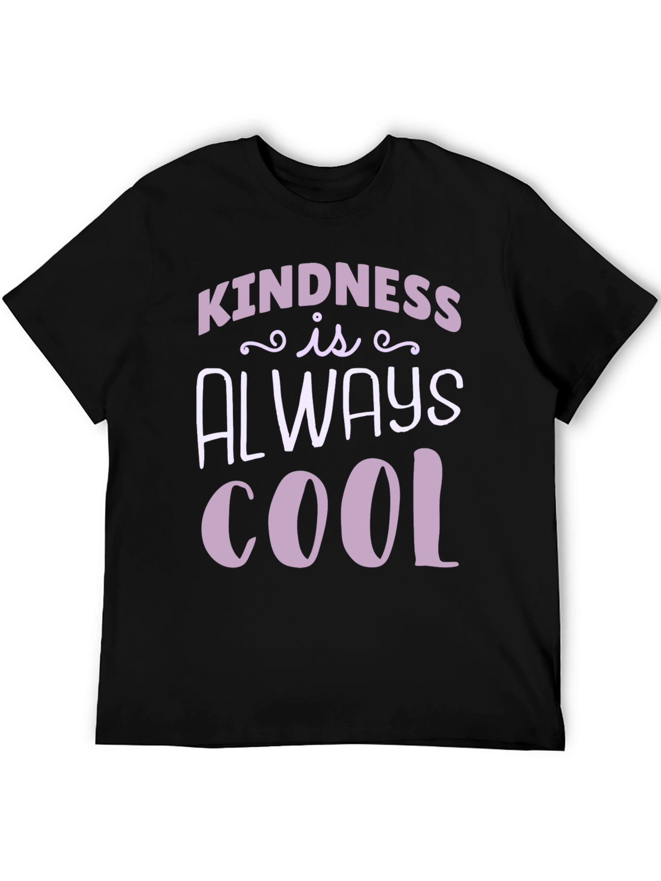 Kindness Is Always Cool Black T-Shirt