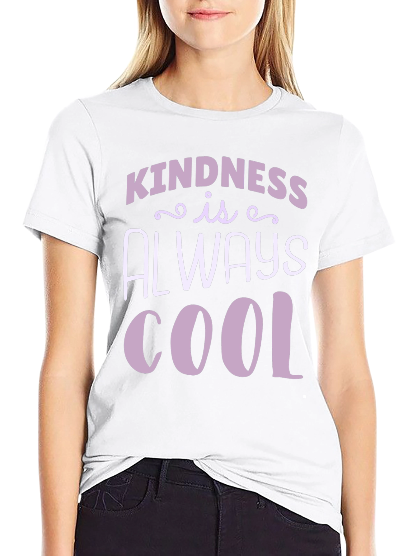 Kindness Is Always Cool Black T-Shirt