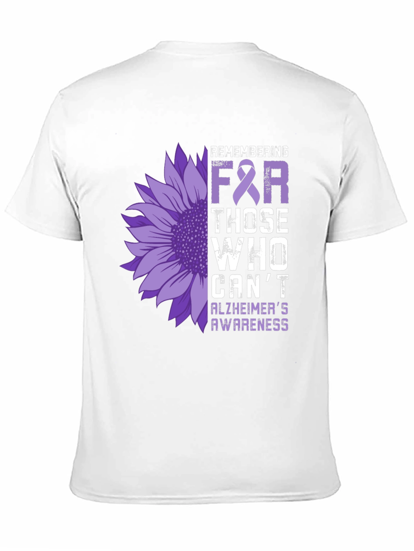 Alzheimers Awareness Sunflower T-Shirt