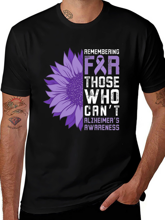 Alzheimers Awareness Sunflower T-Shirt
