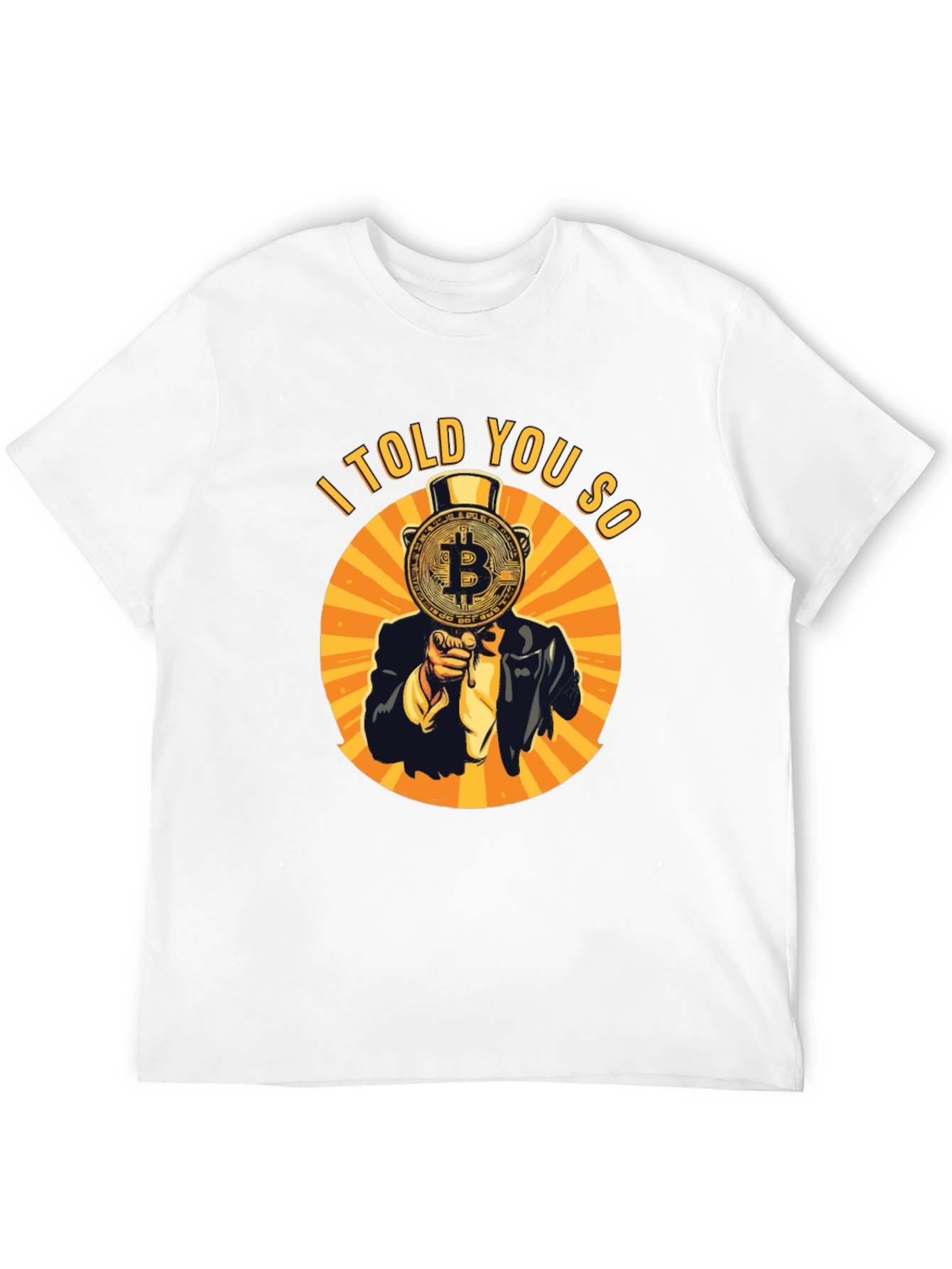 Bitcoin I Told You So Graphic Tee - Black