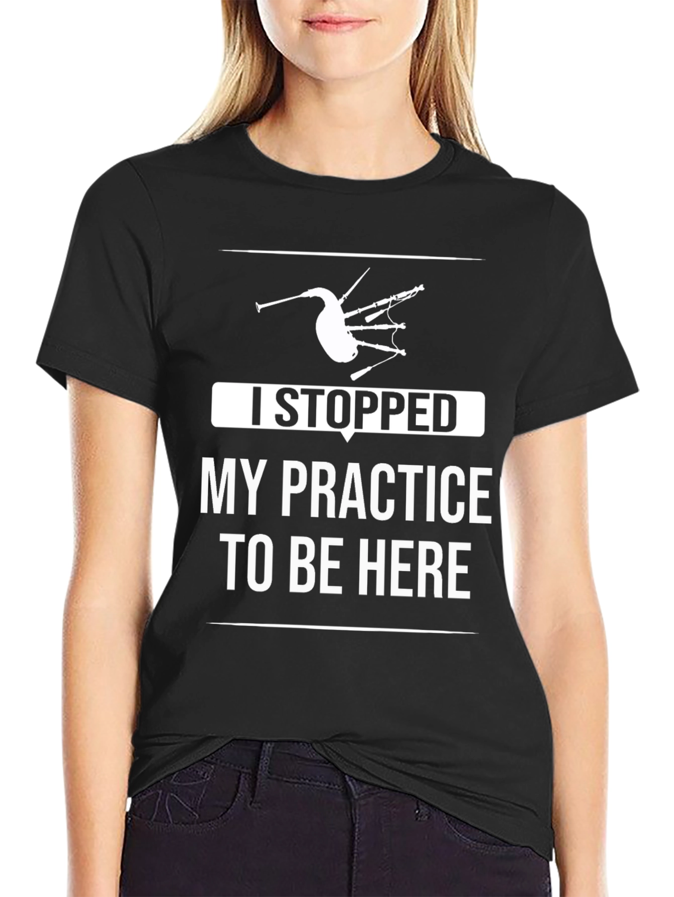 Bagpipe Practice T-Shirt - Funny Musician Tee