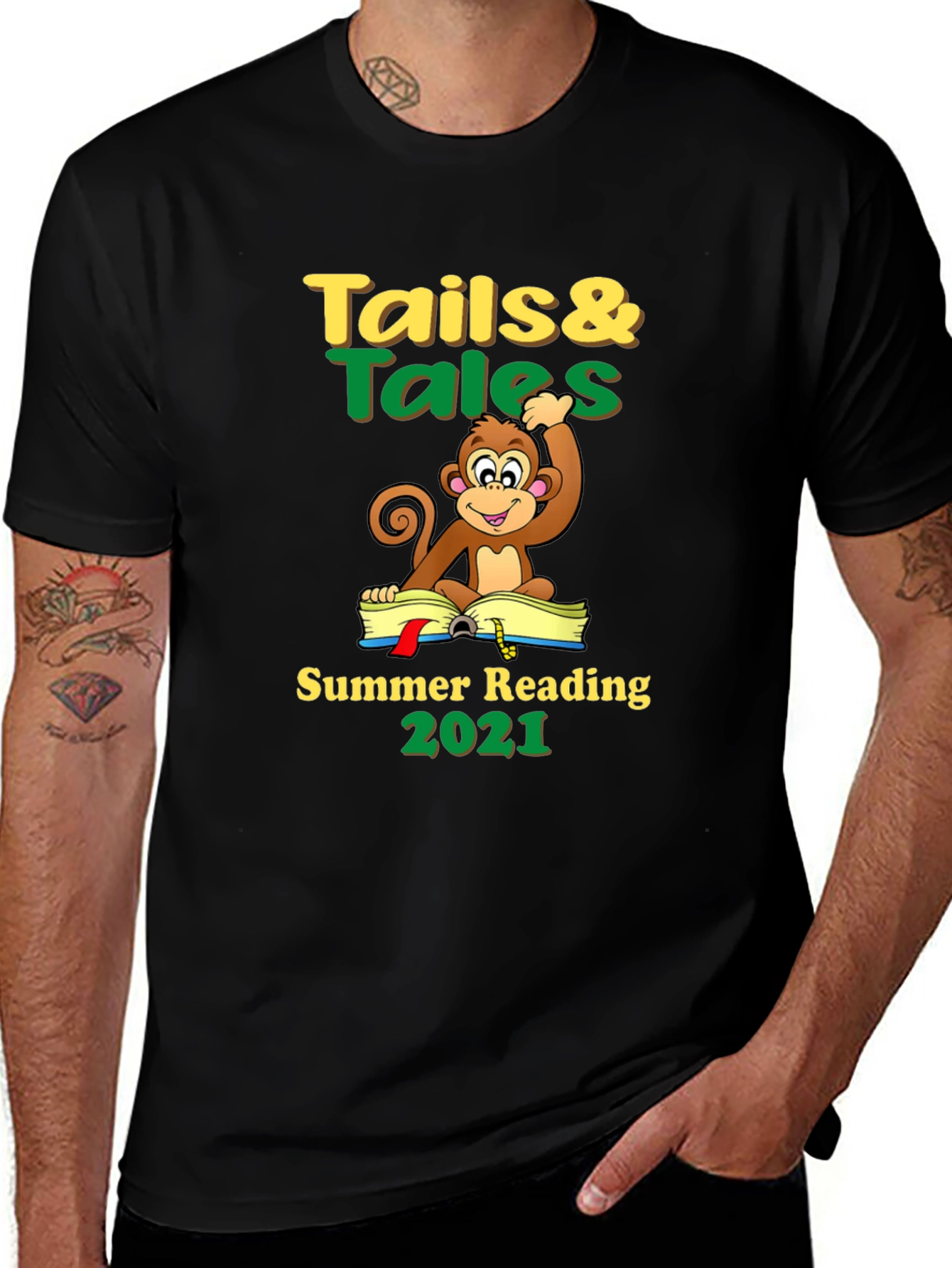 Summer Reading Monkey T-Shirt