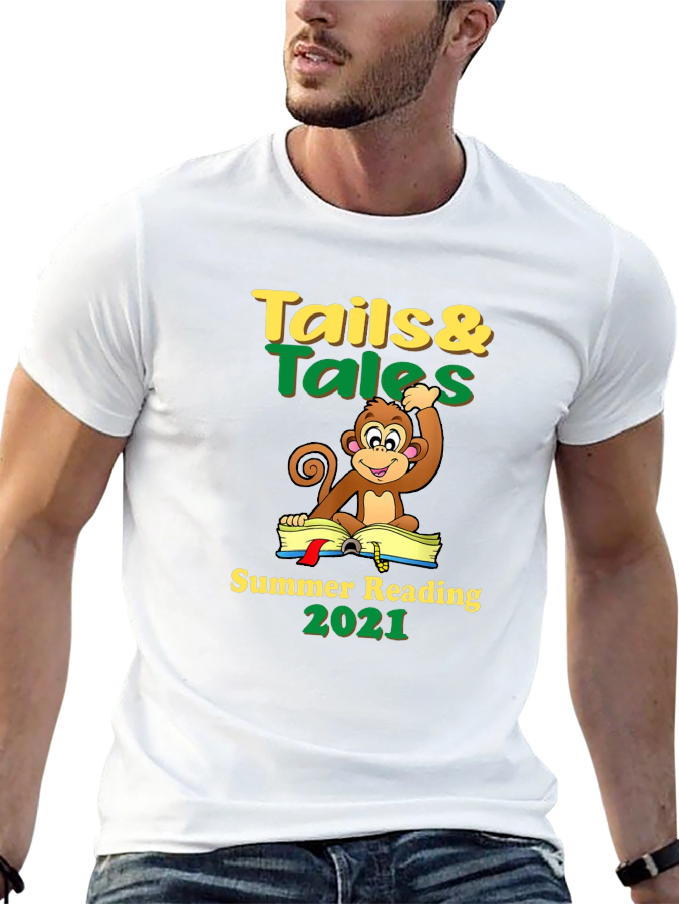 Summer Reading Monkey T-Shirt