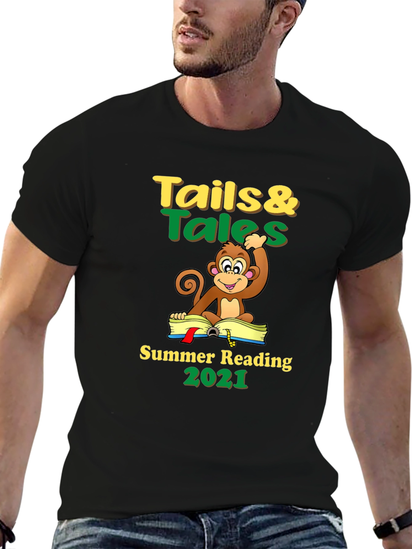 Summer Reading Monkey T-Shirt