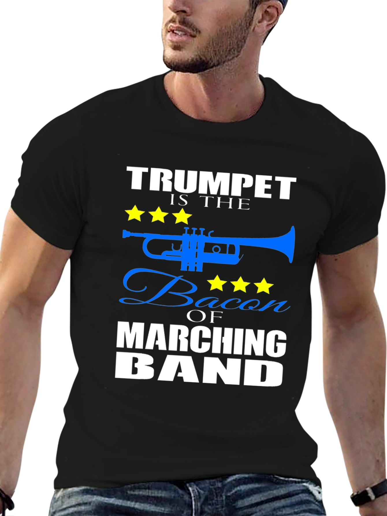 Trumpet Bacon of Marching Band T-Shirt