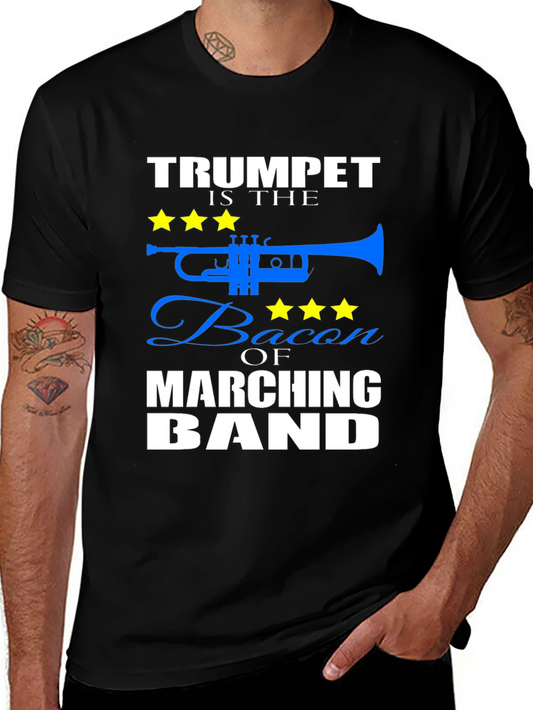Trumpet Bacon of Marching Band T-Shirt