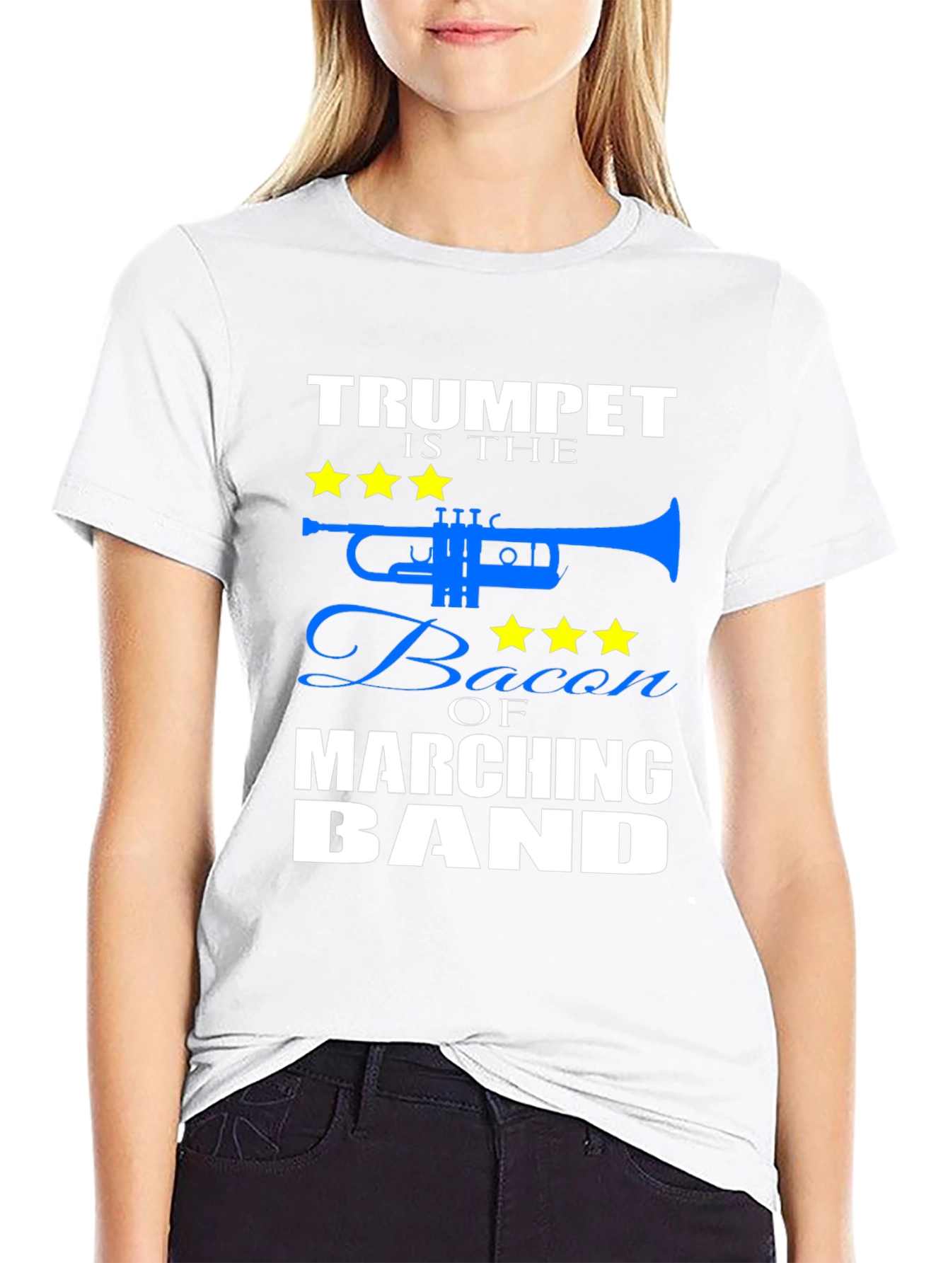 Trumpet Bacon of Marching Band T-Shirt