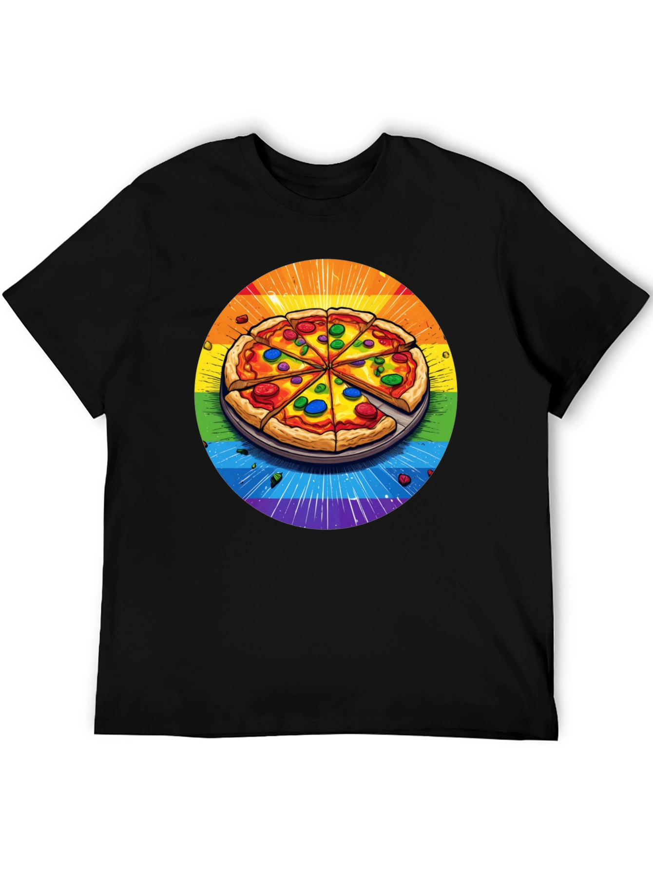 Rainbow Pizza T-Shirt