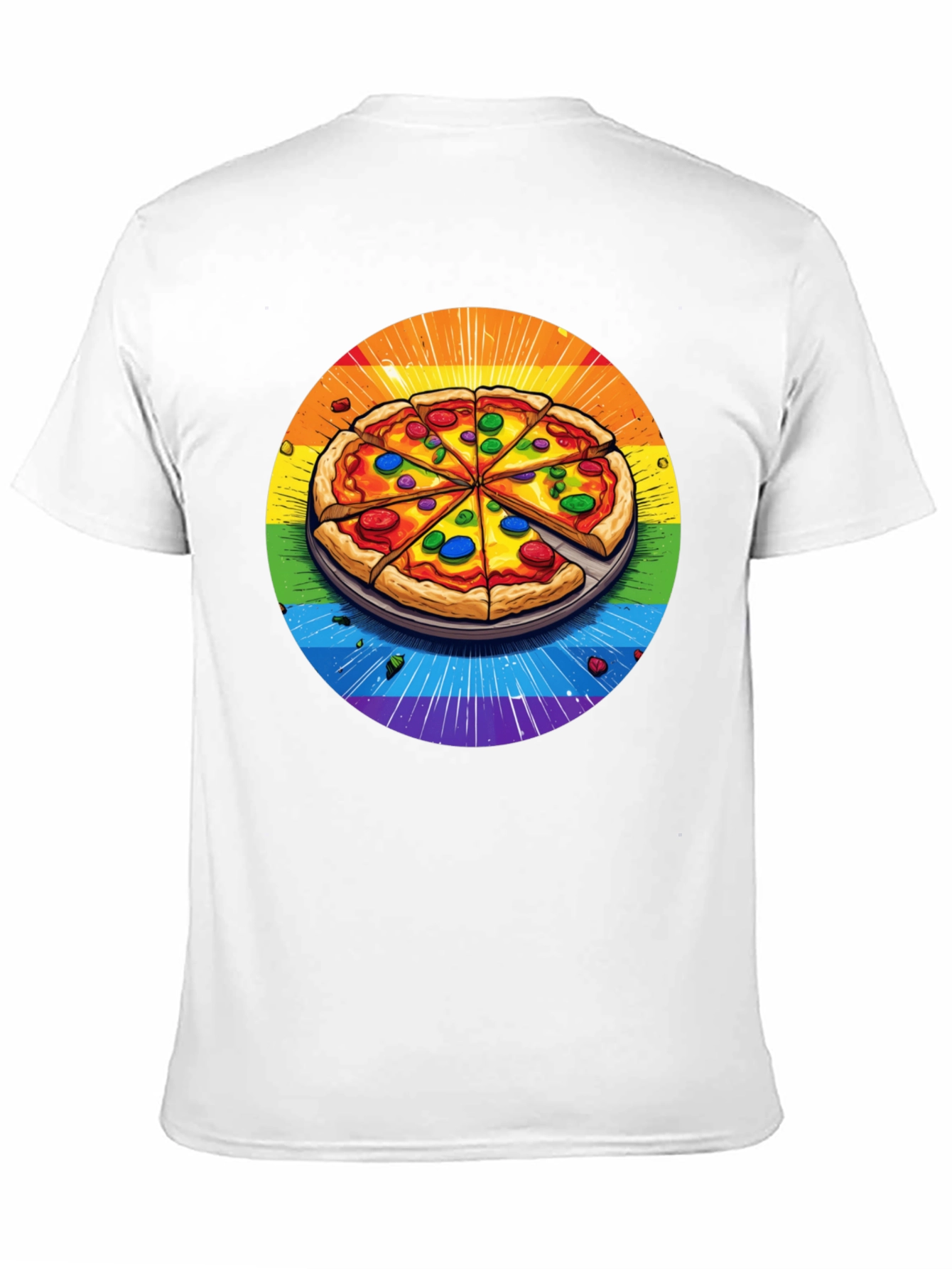 Rainbow Pizza T-Shirt