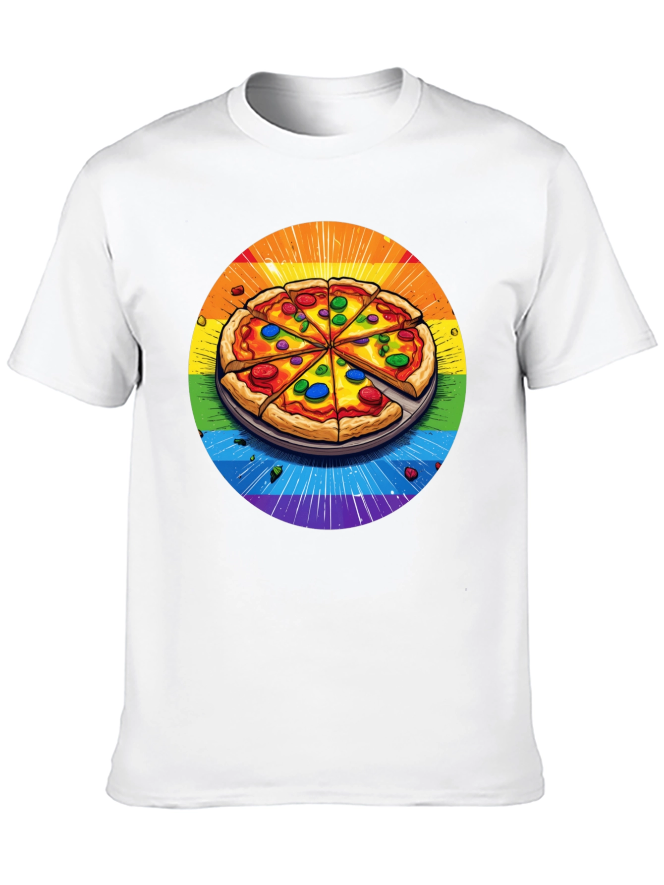 Rainbow Pizza T-Shirt