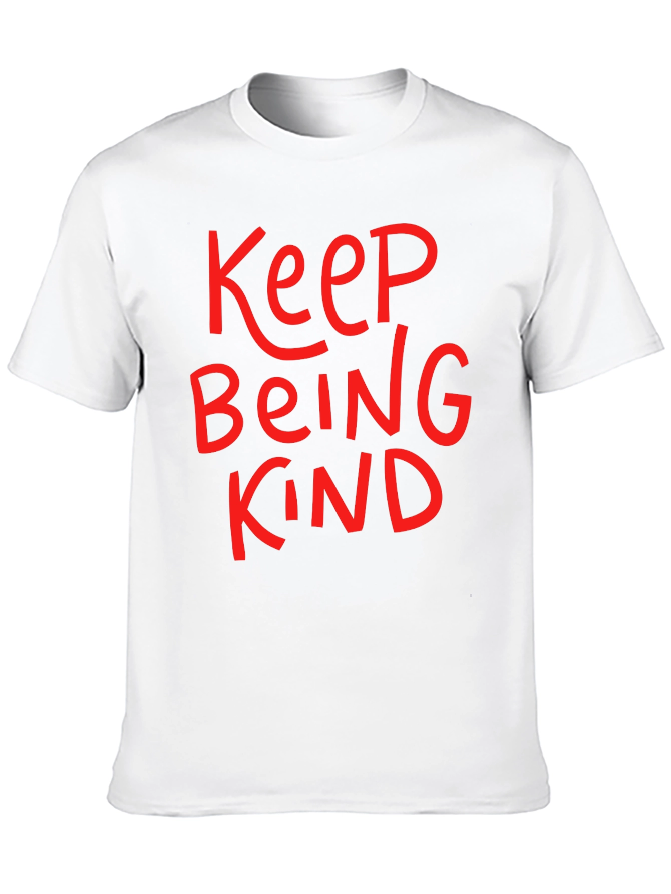 Keep Being Kind Graphic Tee - Black Cotton T-Shirt