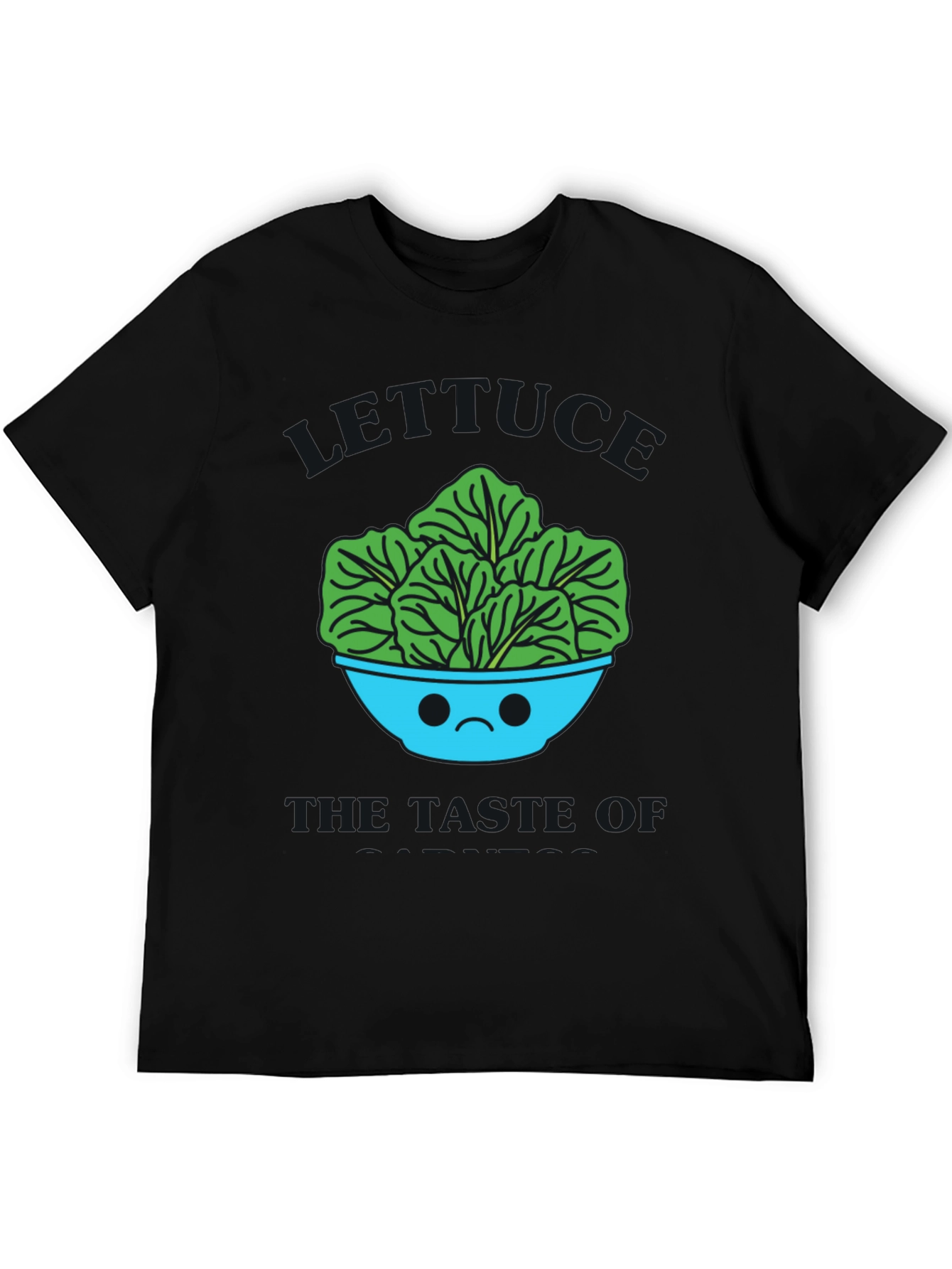 Sad Salad Bowl Graphic Tee - Quirky T-Shirt