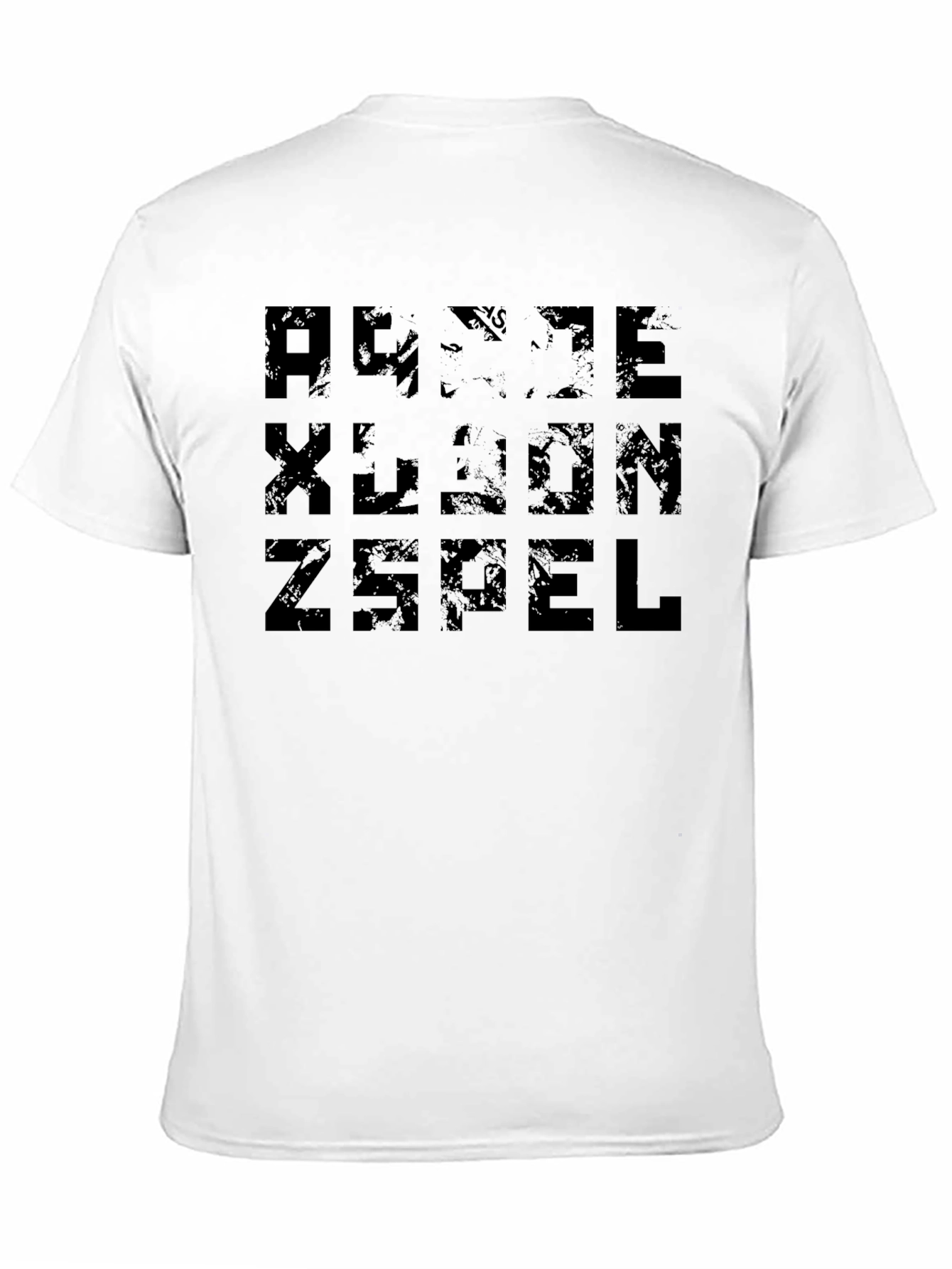 Abstract Geometric Black T-Shirt