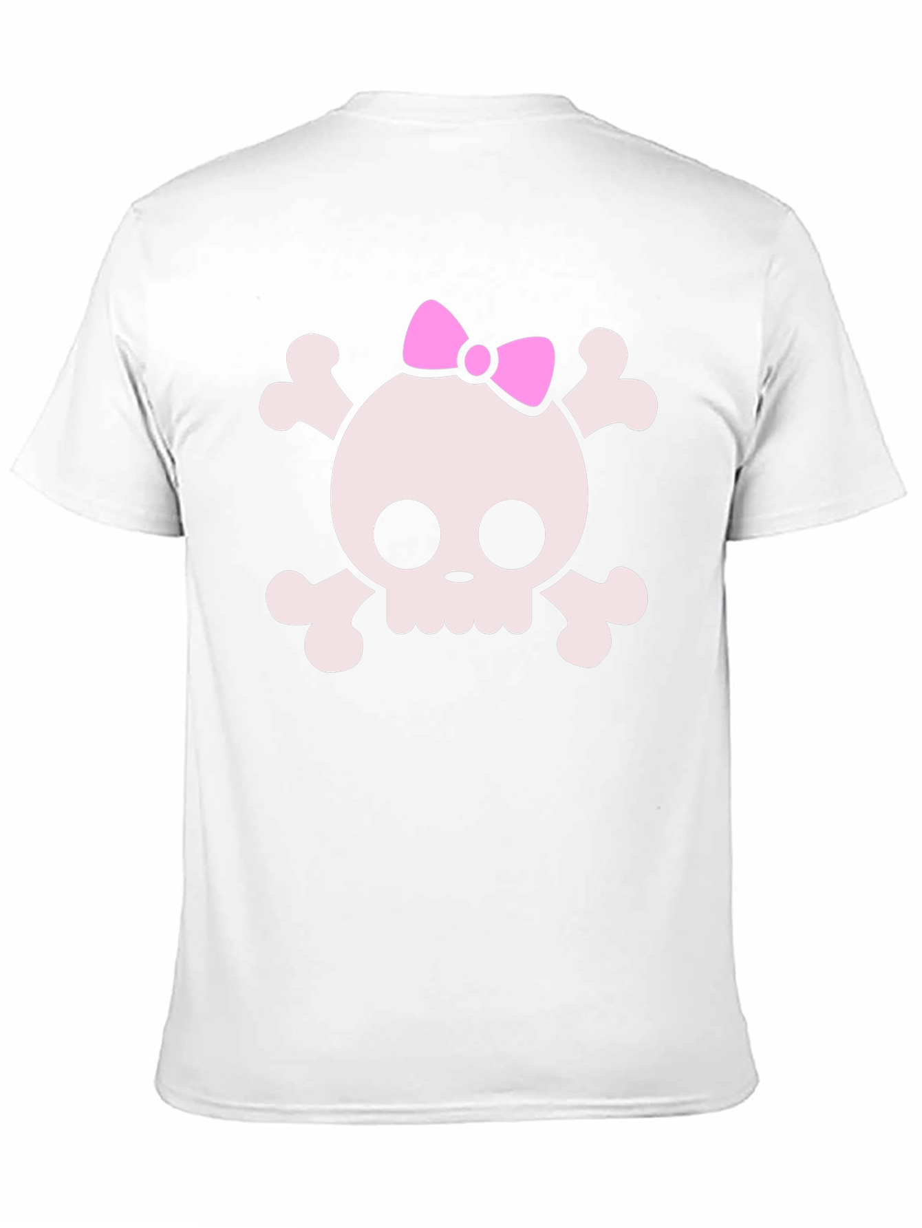 Skull & Crossbones T-Shirt with Pink Bow